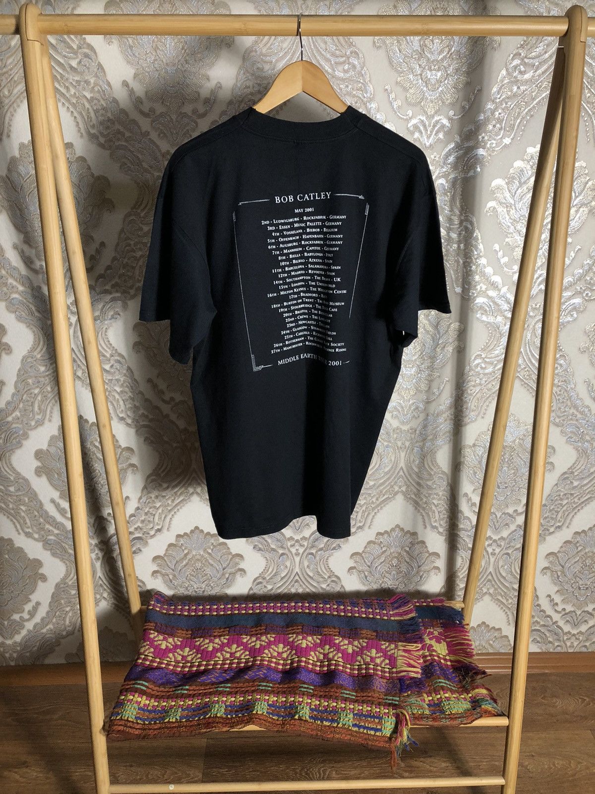 Band Tees VINTAGE BOB CATLEY WORLD TOUR ROCK T-SHIRT METAL RETRO 90s Size US XL / EU 56 / 4 - 4 Thumbnail