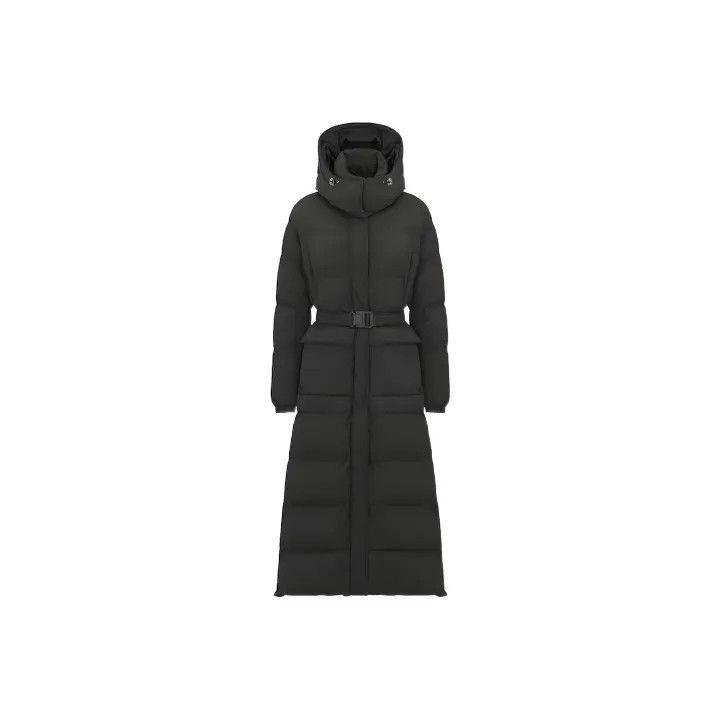 Dior Dior SS23 Black Long Hooded Jacket 0079-2507 Size M / US 6-8 / IT 42-44 - 1 Thumbnail