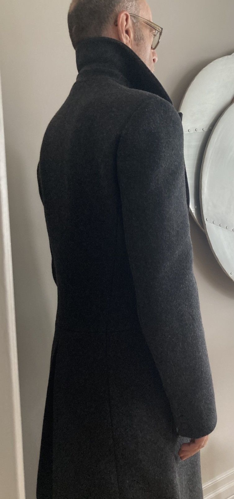 Alexander McQueen Alexander McQueen 2008 fitted gray wool coat Size US M / EU 48-50 / 2 - 9 Thumbnail