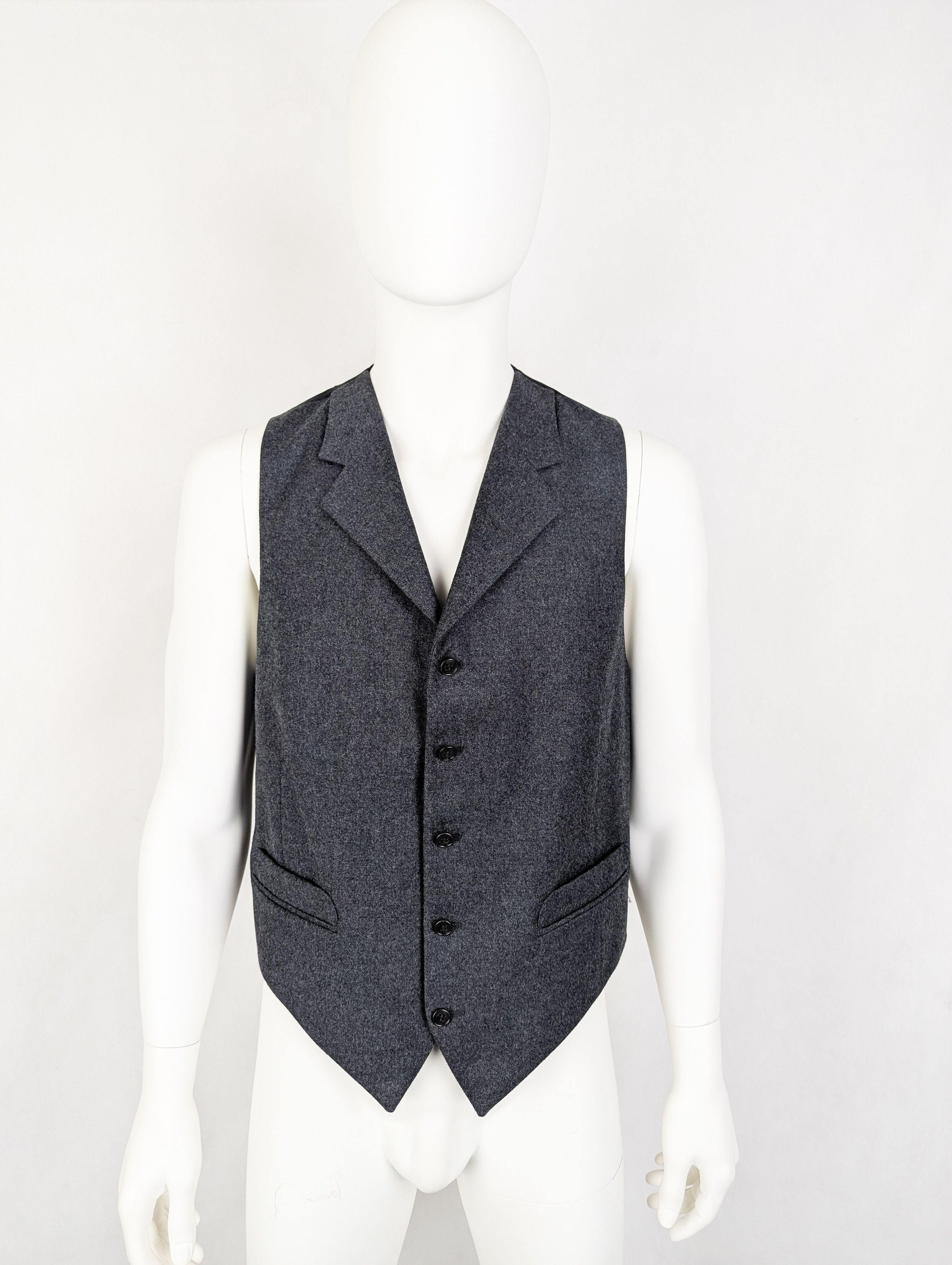 Yves Saint Laurent Yves Saint Laurent wool vest Size 52R - 3 Thumbnail