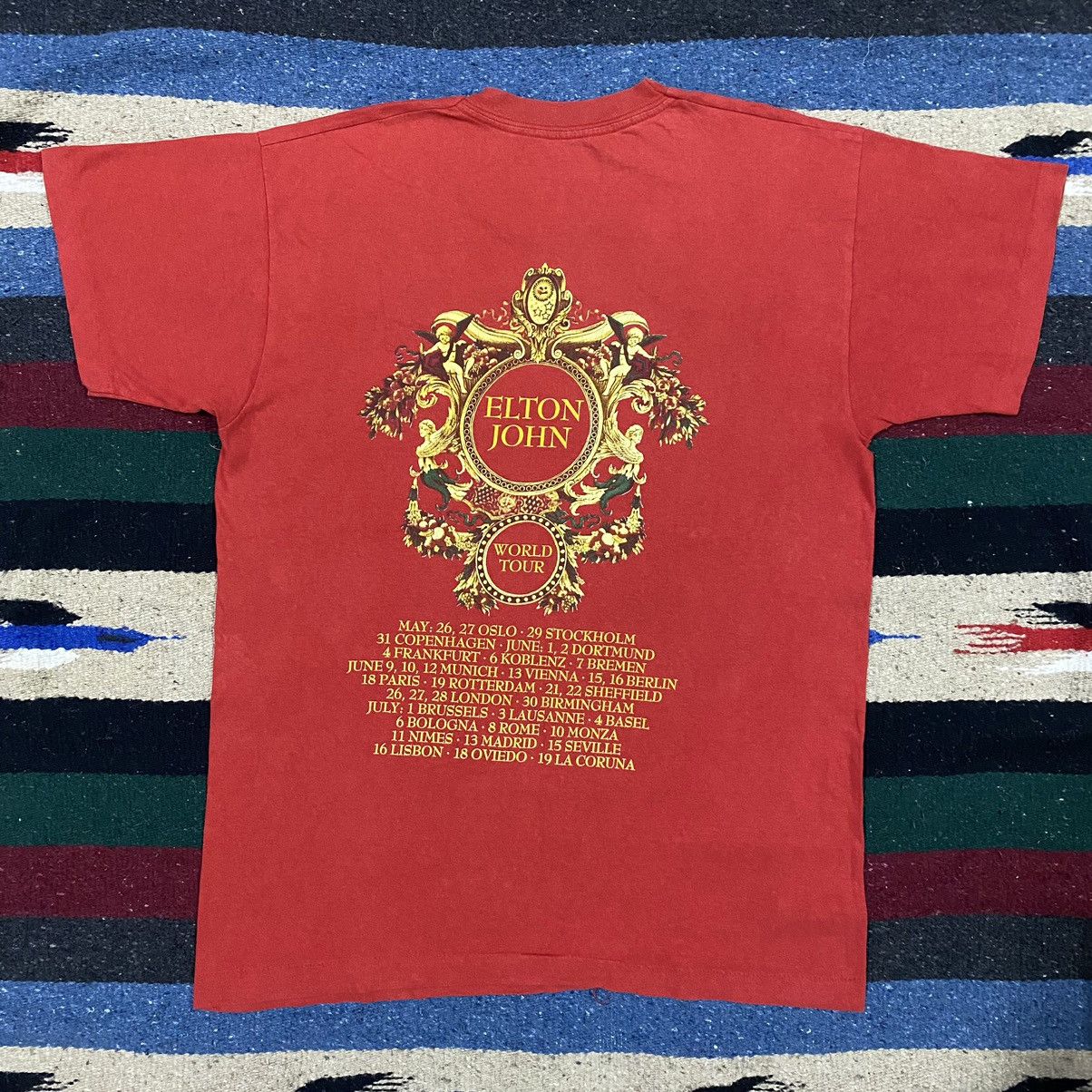 VINTAGE 90S ELTON JOHN GIANNI VERSACE T-SHIRT