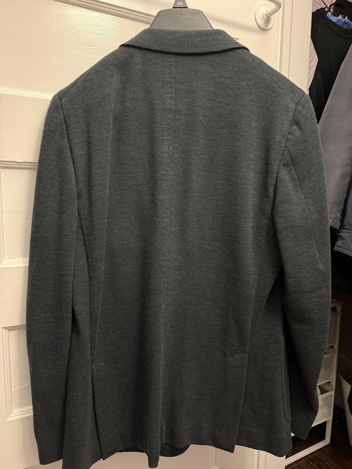 Isaia ISAIA Napoli Wool Blazer US 40 IT 50 Green Made in Italy Size 40R - 4 Thumbnail