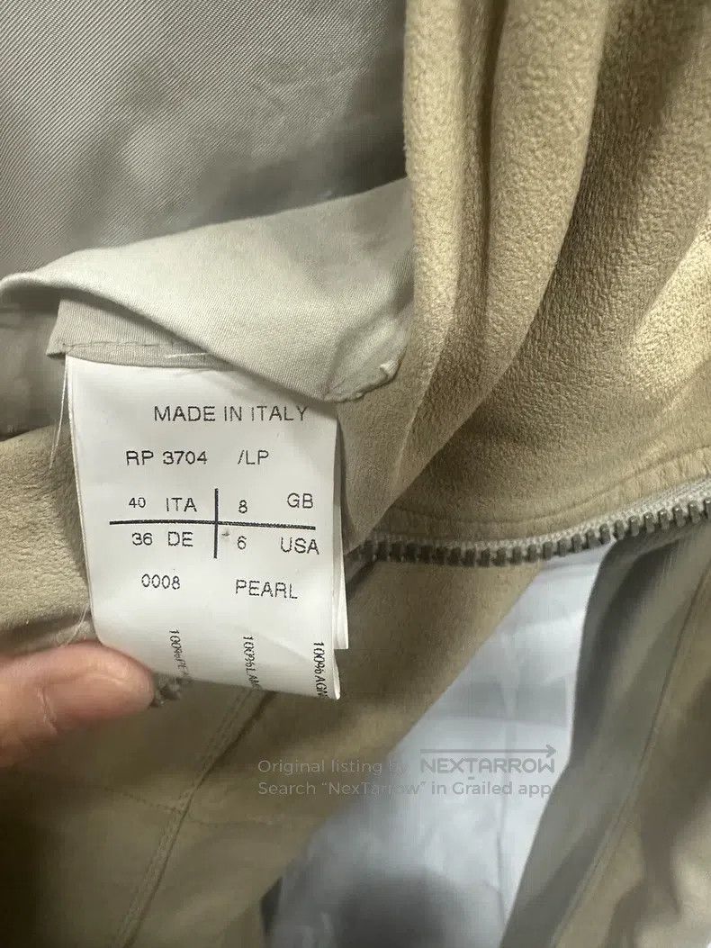 Rick Owens Rick Owens Yellow and white diagonal zipper sheepskin leat Size XS / US 0-2 / IT 36-38 - 3 Thumbnail