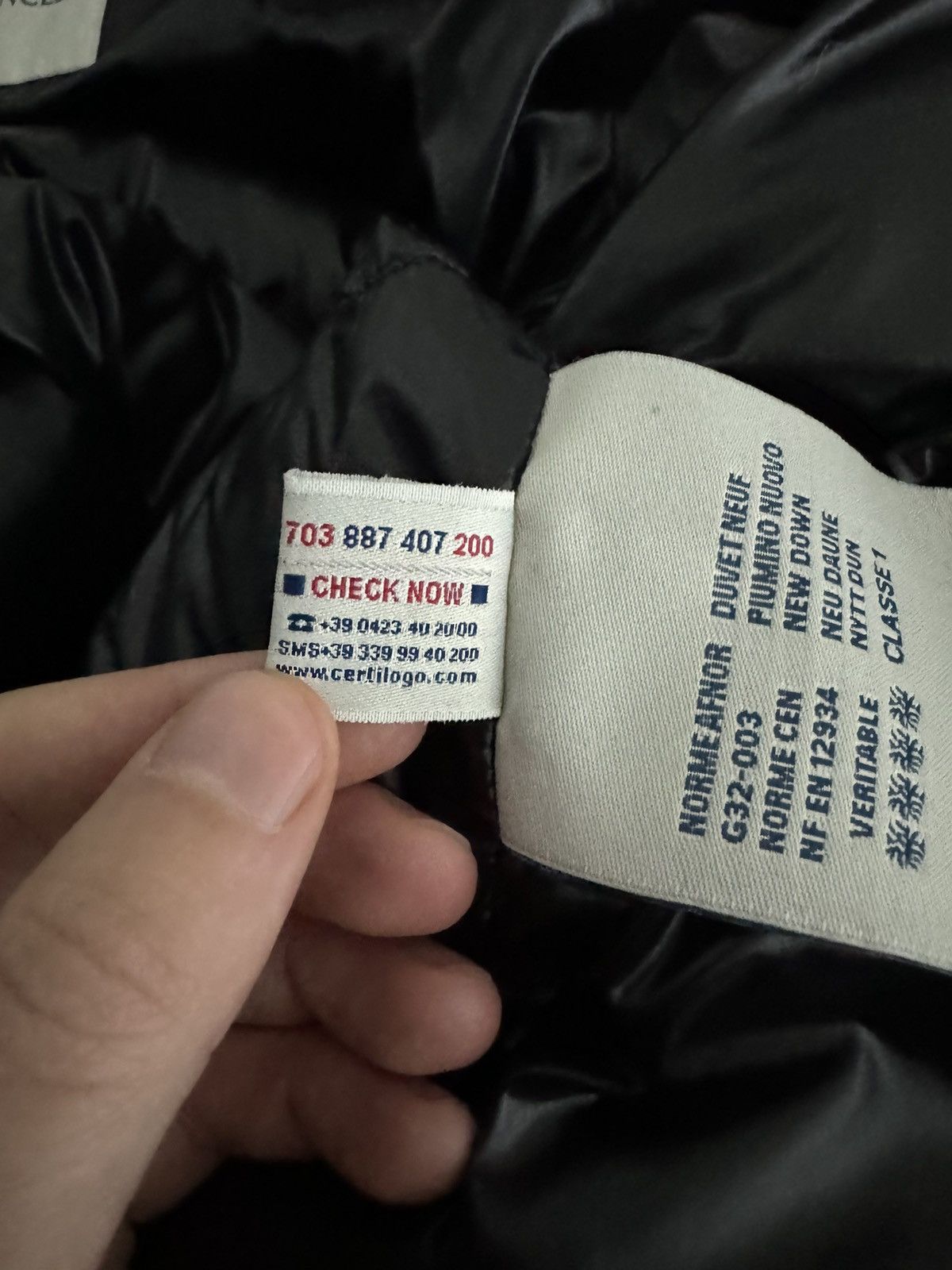 Moncler Moncler jacket Aubert size 7 (XXL) grey Size US XXL / EU 58 / 5 - 8 Thumbnail