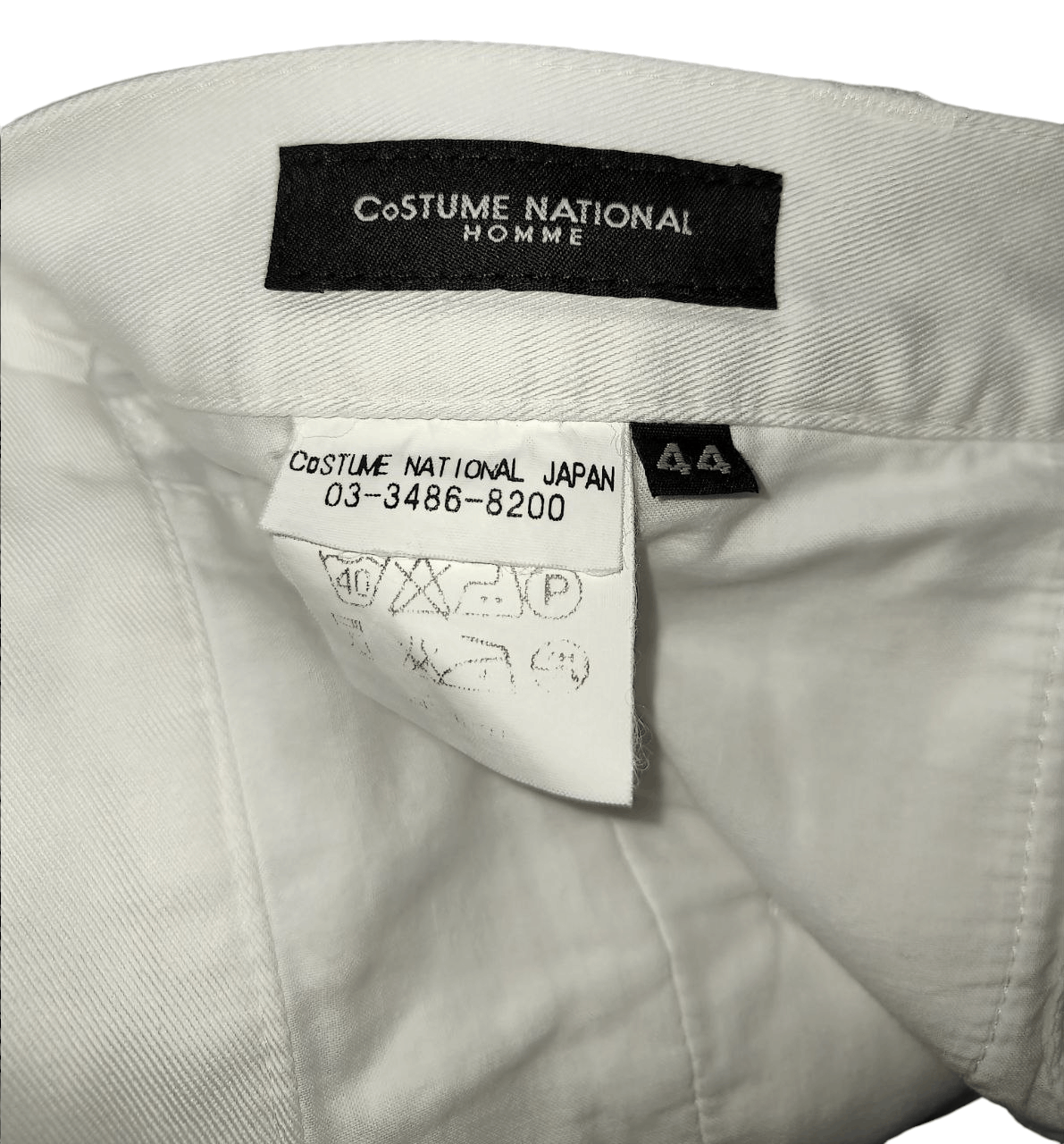 Costume National Costume National Homme White Crop Pant Size US 29 - 4 Thumbnail