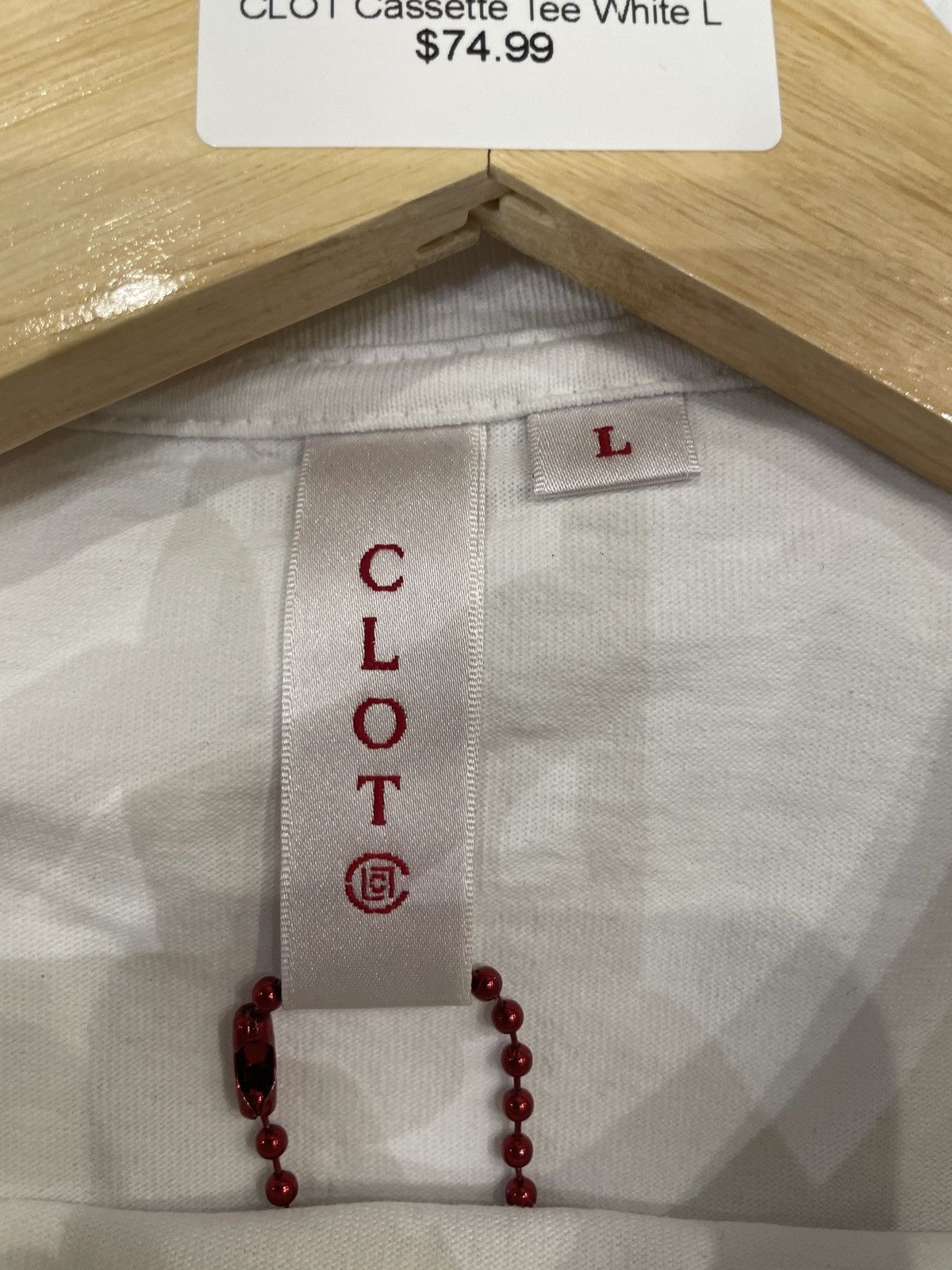 CLOT CLOT Cassette Tee White L Size US L / EU 52-54 / 3 - 3 Thumbnail