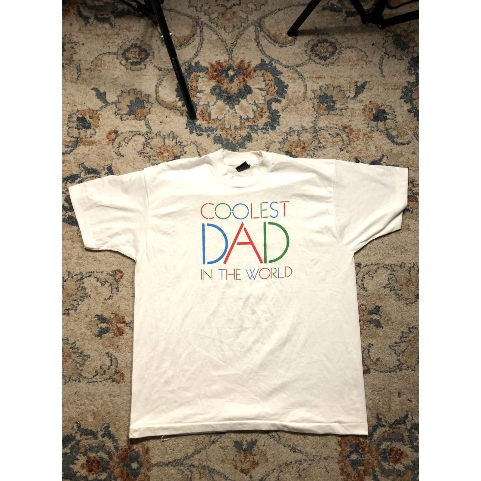 Vintage VINTAGE Screen Stars Best Shirt Mens XL White Graphic Print Dad 90s USA Crew Neck Short Sleeve T-Shirt Size US XL / EU 56 / 4 - 2 Thumbnail