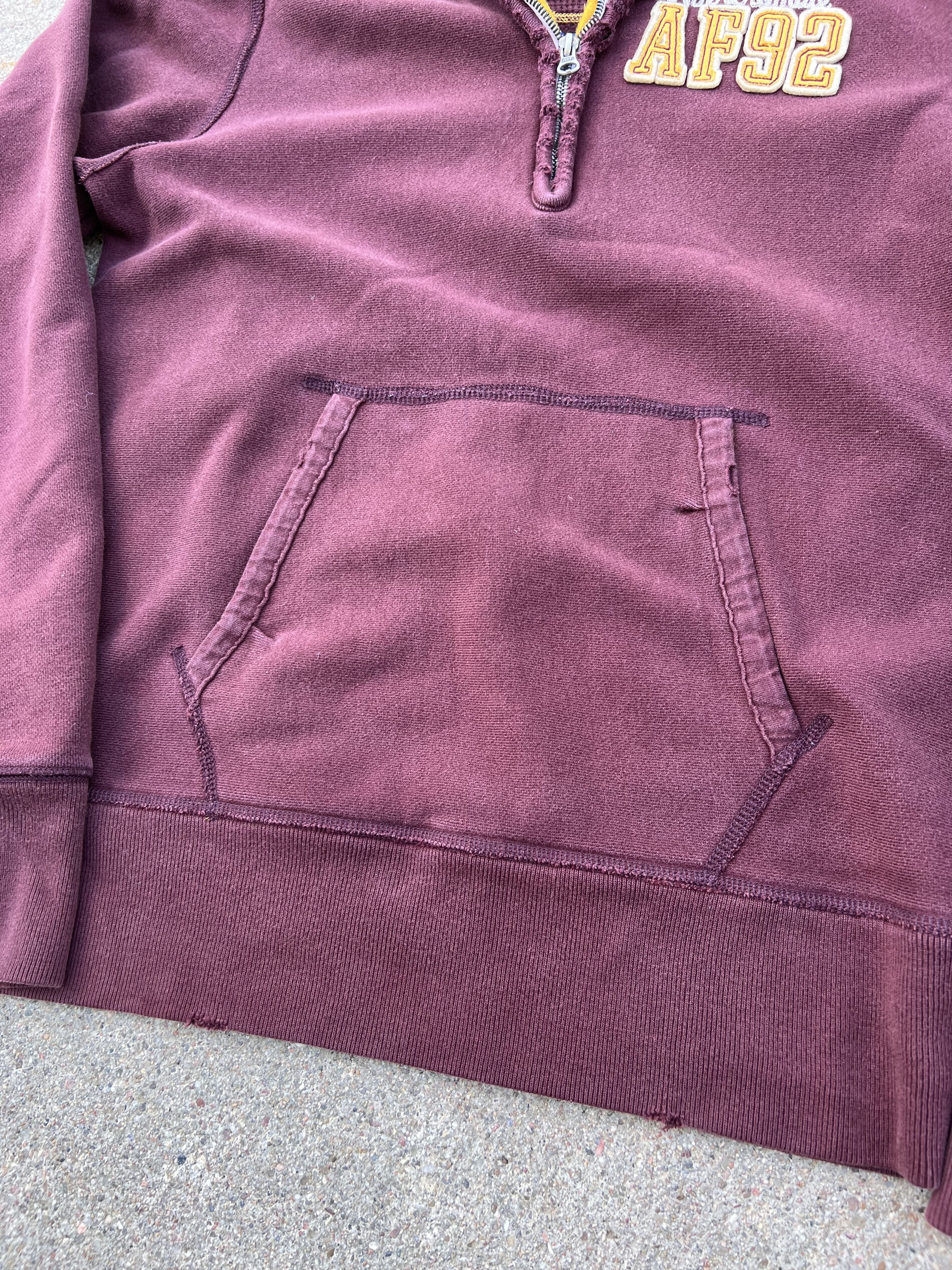 Vintage Y2K Abercrombie & Fitch Half Zip Sweatshirt Size US M / EU 48-50 / 2 - 3 Thumbnail