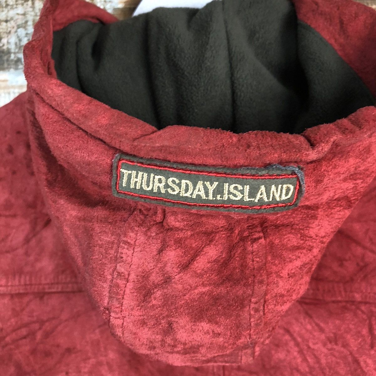 Japanese Brand Thursday Island Red Hoodie sweatshirt #A2452 Size US M / EU 48-50 / 2 - 19 Thumbnail