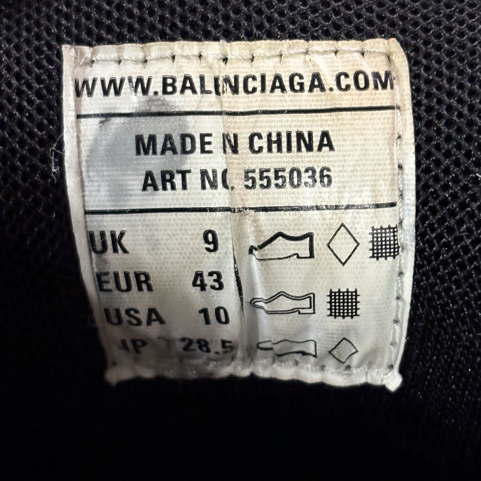 Balenciaga Balenciaga Track LED Sneaker ' Black ' | GOOD CONDITION! Size US 10 / EU 43 - 14 Thumbnail