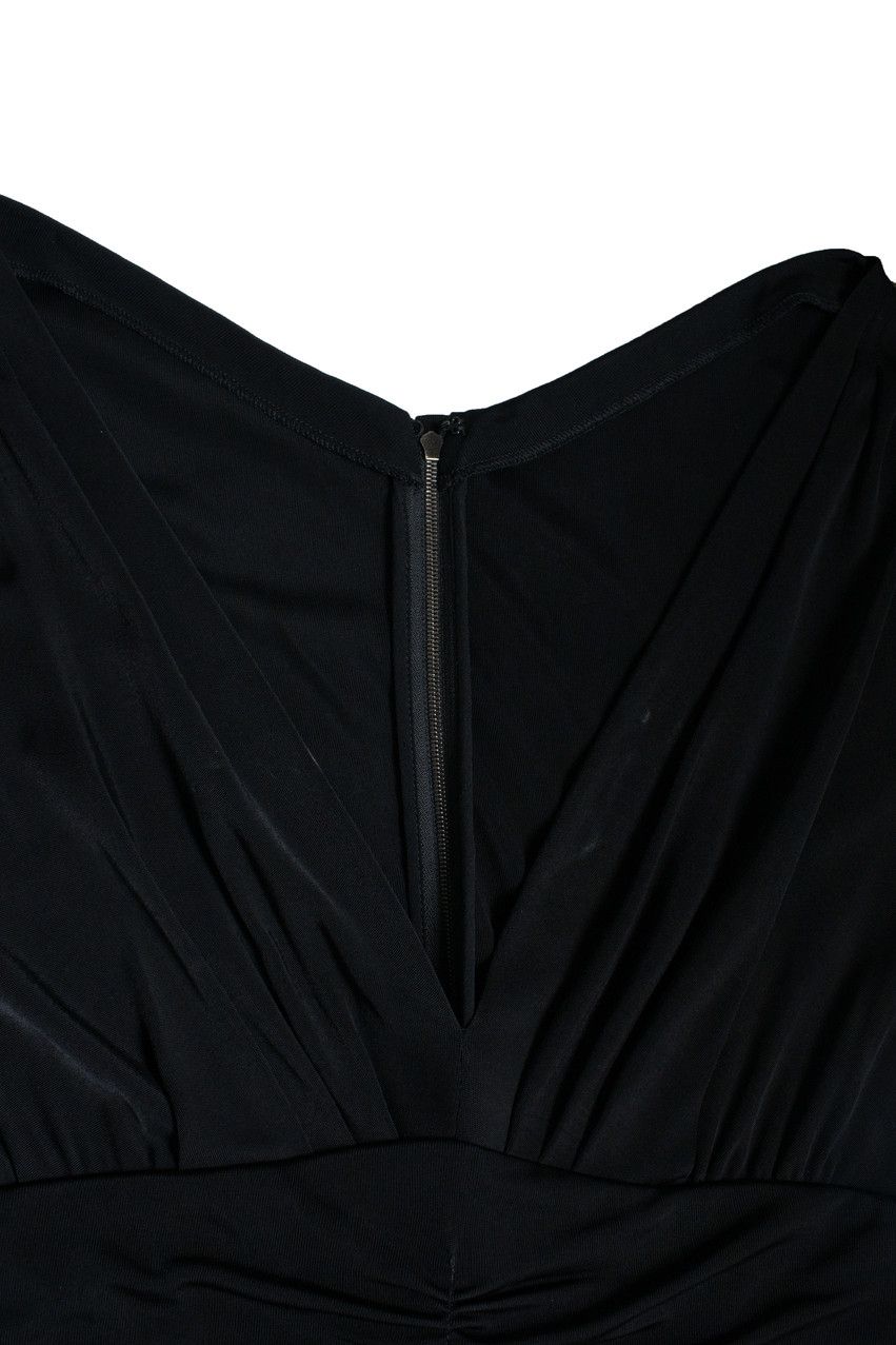Dolce & Gabbana Dolce & Gabbana, black v neck dress Size M / US 6-8 / IT 42-44 - 7 Thumbnail