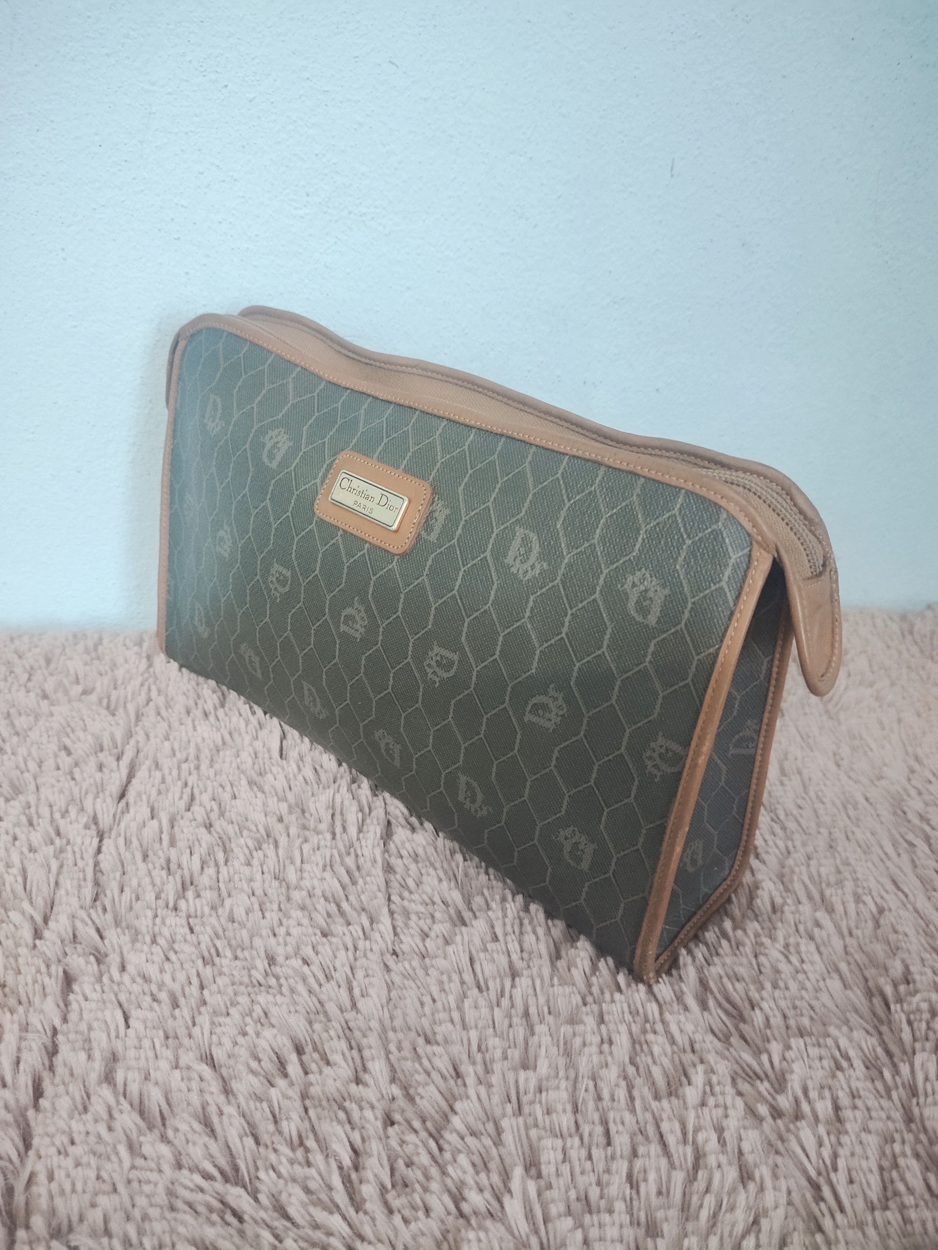Christian Dior Monsieur × Dior Vintage Dior Macadam Monogram Clutch Bag Size ONE SIZE - 7 Thumbnail