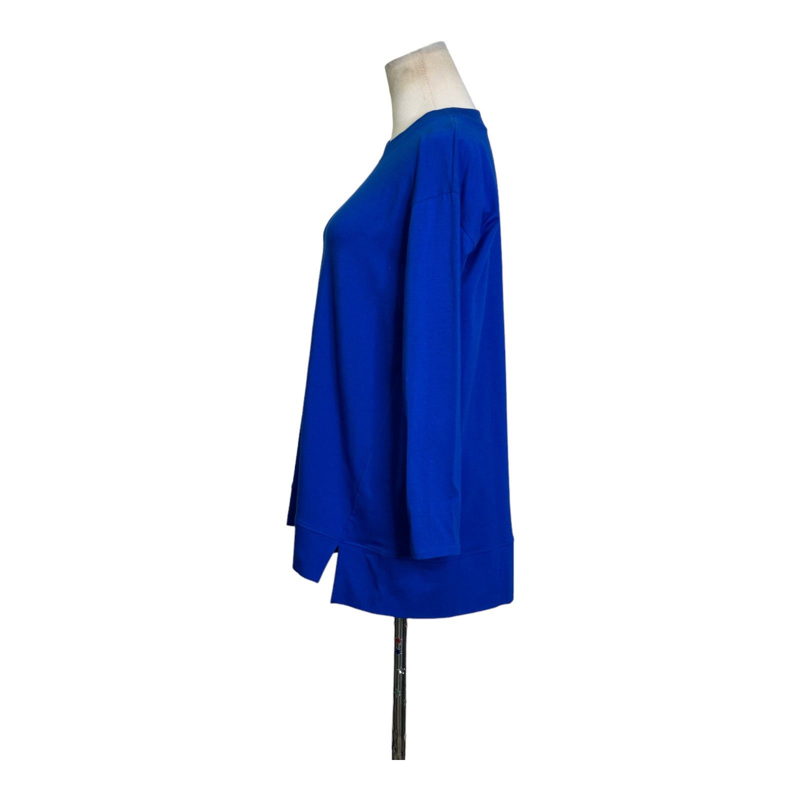 Eileen Fisher Eileen Fisher blue long sleeves crew neck basic top size XXS Size XXS / US 00 / IT 34 - 11 Thumbnail
