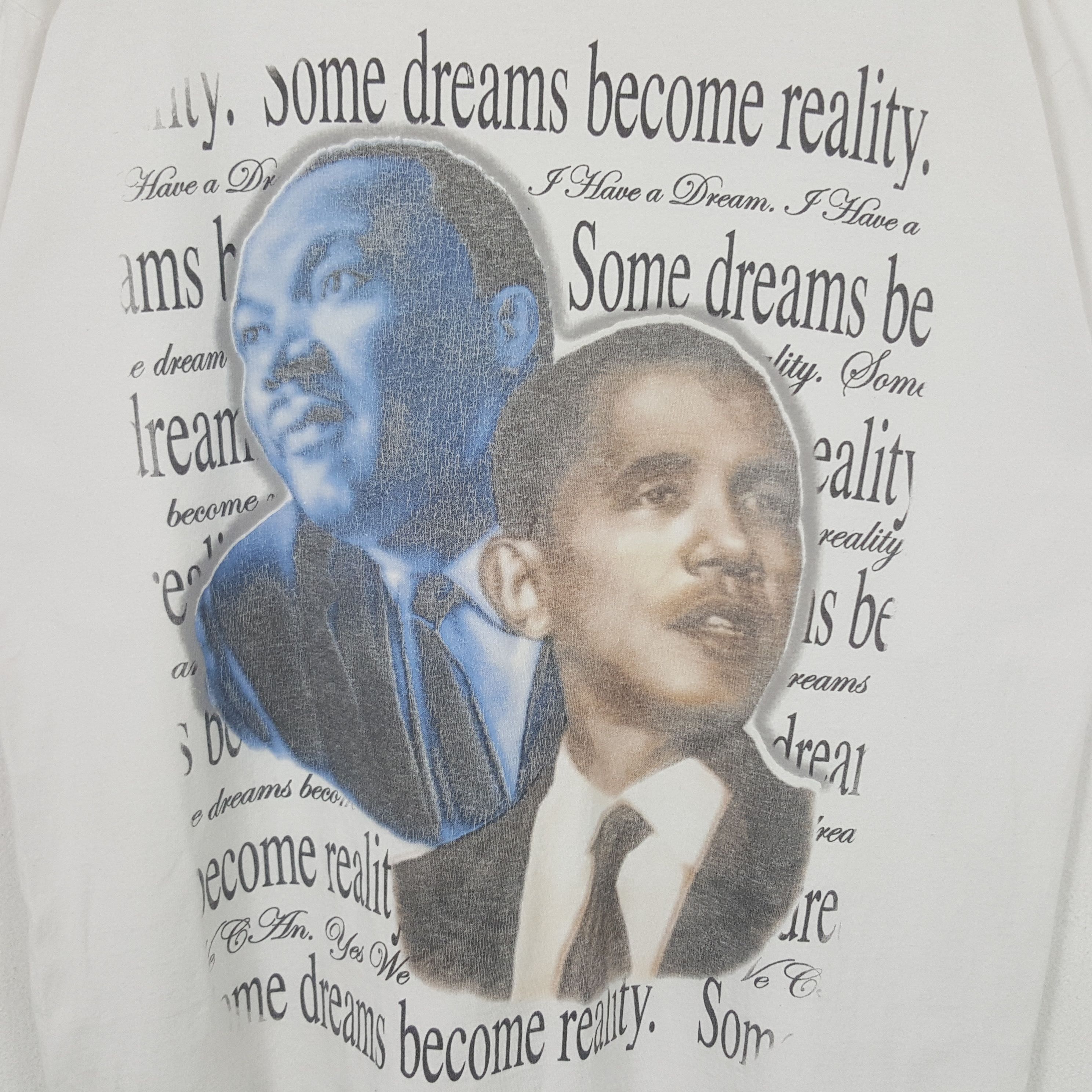 President's Vintage Barrack Obama X Martin Luther King Jr. Tshirt RR3 Size US XL / EU 56 / 4 - 2 Thumbnail