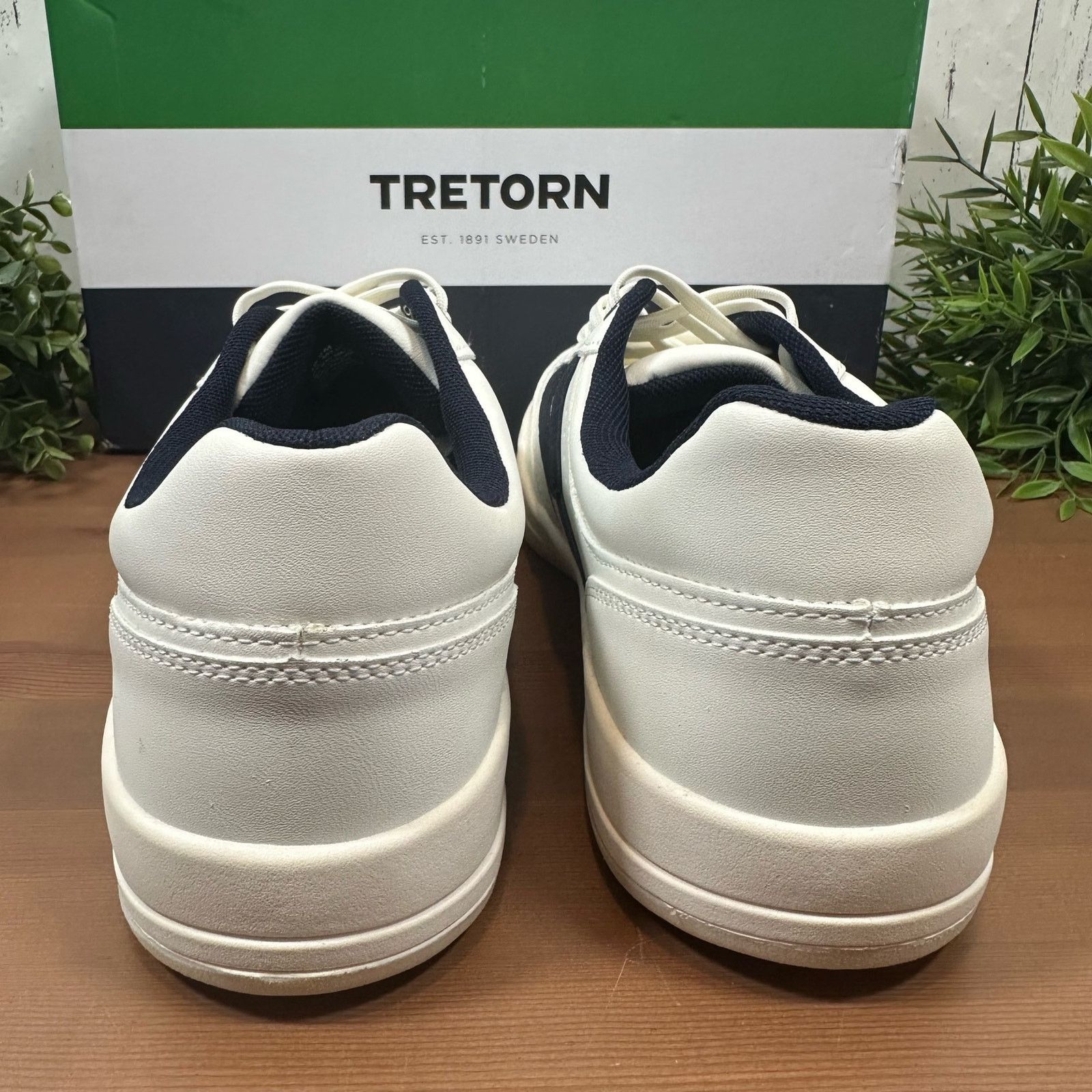 Tretorn Tretorn Dennis White Low Top Lace Up Sneakers Men's Size 9 Size US 9 / EU 42 - 4 Thumbnail