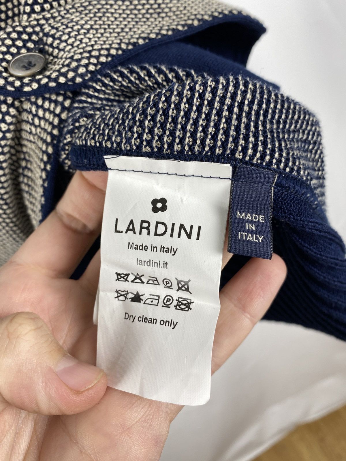 Lardini Lardini Cotton Knit Gilet Structured Vest Button Up size 50 Size US M / EU 48-50 / 2 - 9 Thumbnail