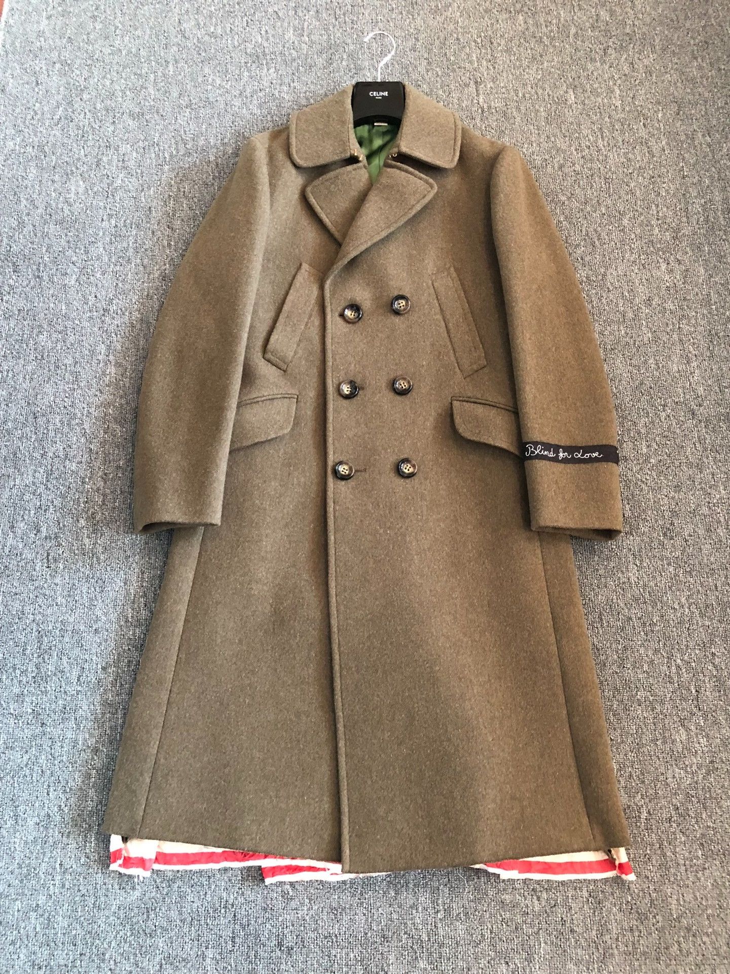 Gucci Gucci Embroidered Double-Breasted Wool Coat Size US M / EU 48-50 / 2 - 1 Thumbnail