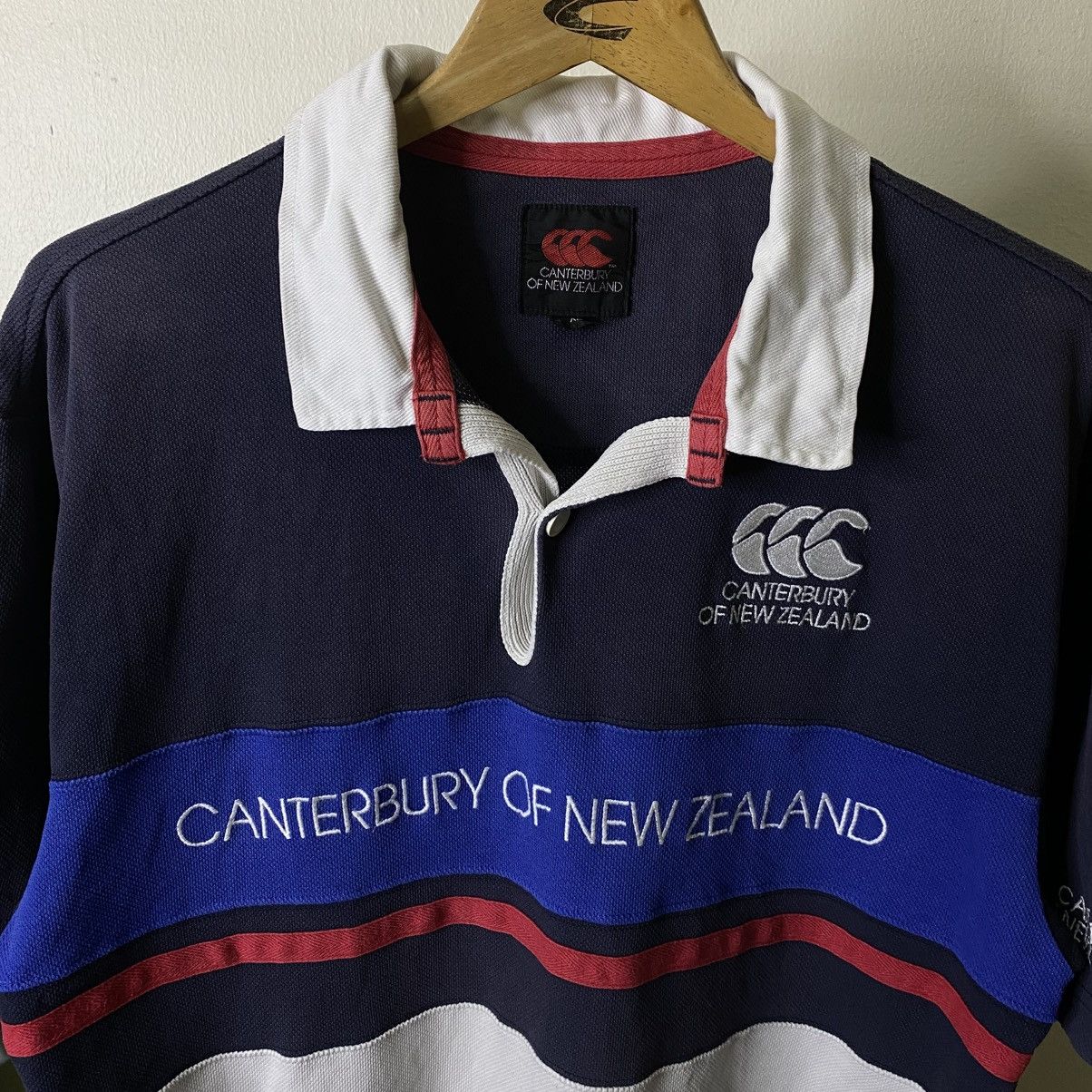 Canterbury of New Zealand Vintage 2000s Canterbury Polo Rugby Jersey Size US L / EU 52-54 / 3 - 2 Thumbnail