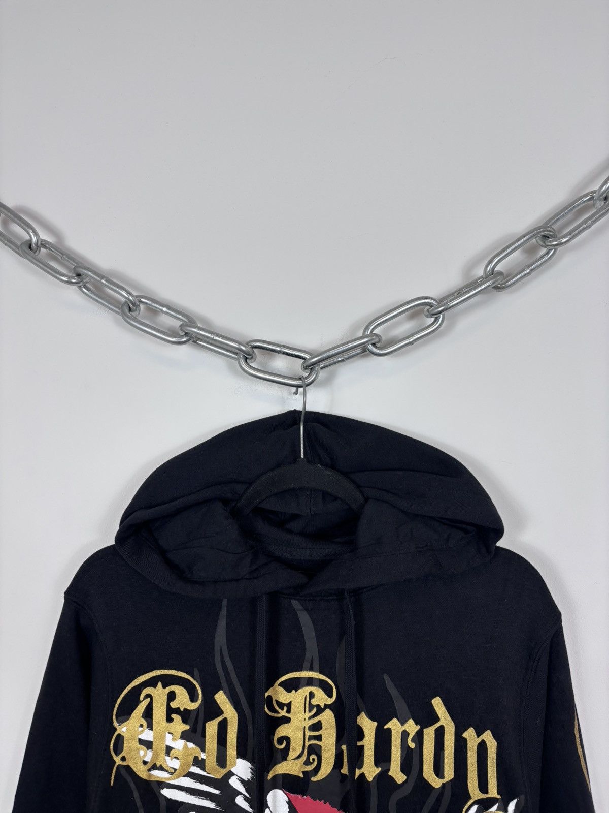 Ed Hardy Ed Hardy NWT Men’s Y2K Black Big Logo Tattoo Hoodie Size US S / EU 44-46 / 1 - 4 Thumbnail