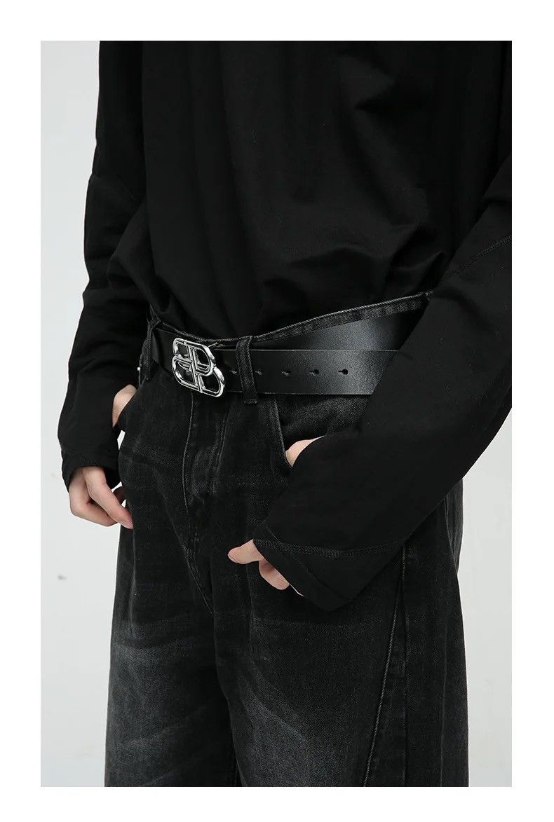 Jean × Vintage Washed Black Baggy Denim Jeans Size US 33 - 4 Thumbnail