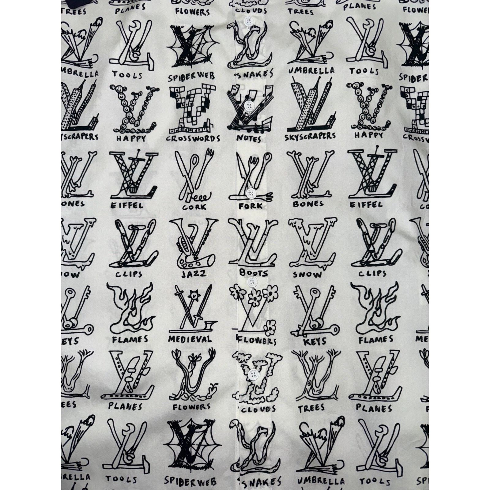 Louis Vuitton Louis Vuitton Placed Graphic Regular Long Sleeve Monogram Size US M / EU 48-50 / 2 - 12 Thumbnail
