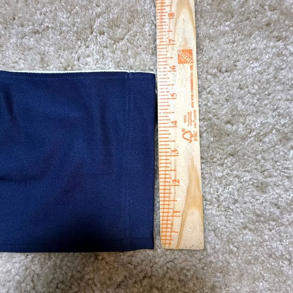 Under Armour Under Armour Pants Mens L Navy Stripe Fitted Performance Joggers Track Zip Bottom Size US 33 - 7 Thumbnail