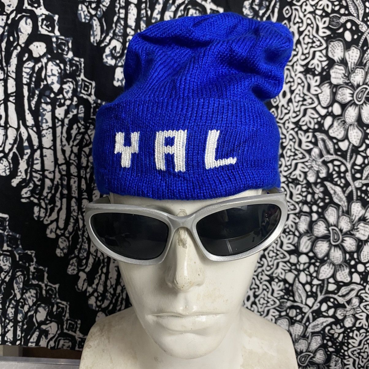 Japanese Brand × Vintage 2000s y2k YAL 100% acrylic usa made beanie hats Size ONE SIZE - 4 Thumbnail