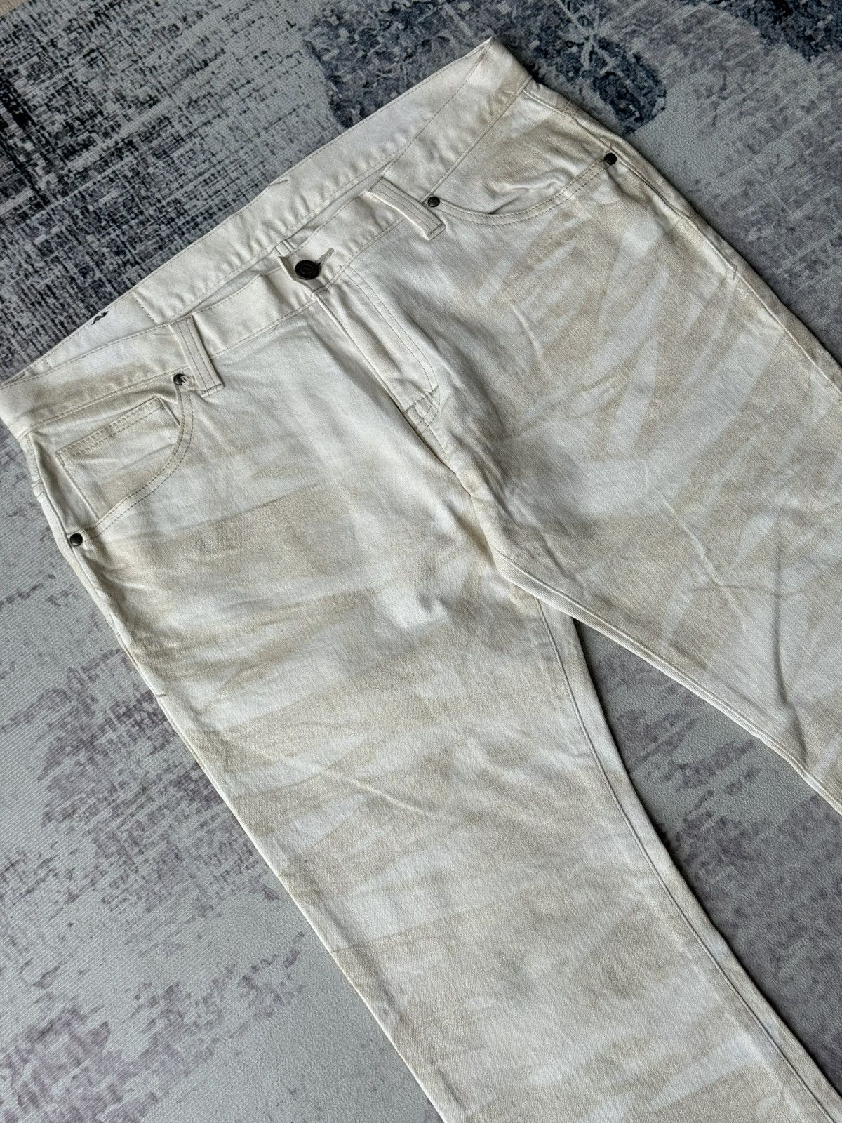 Tornado Mart Tornado Mart Flared Washed Denim / GOA Style Size US 35 - 5 Thumbnail