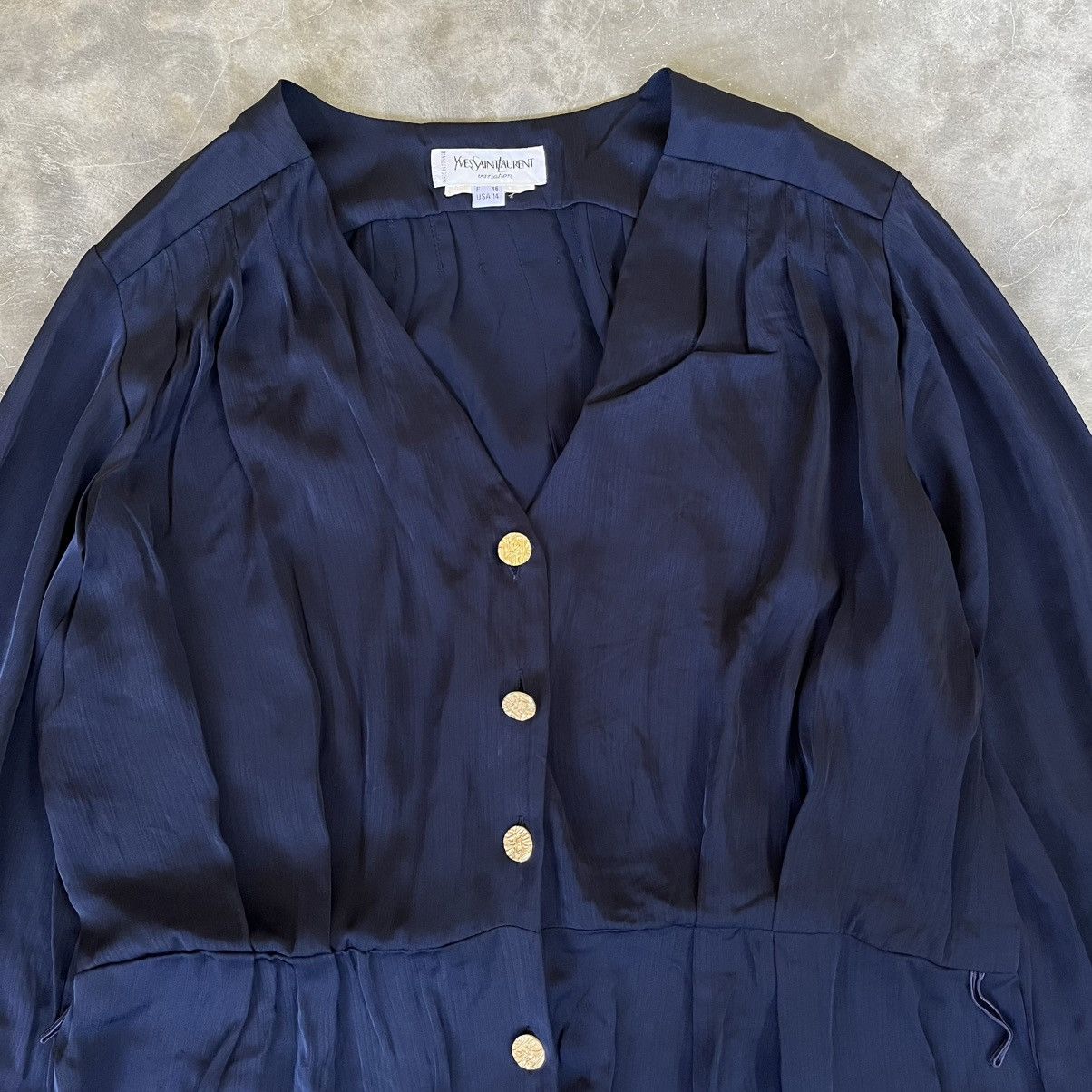 Yves Saint Laurent 1990’s Yves Saint Laurent Dress Size L / US 10 / IT 46 - 3 Thumbnail