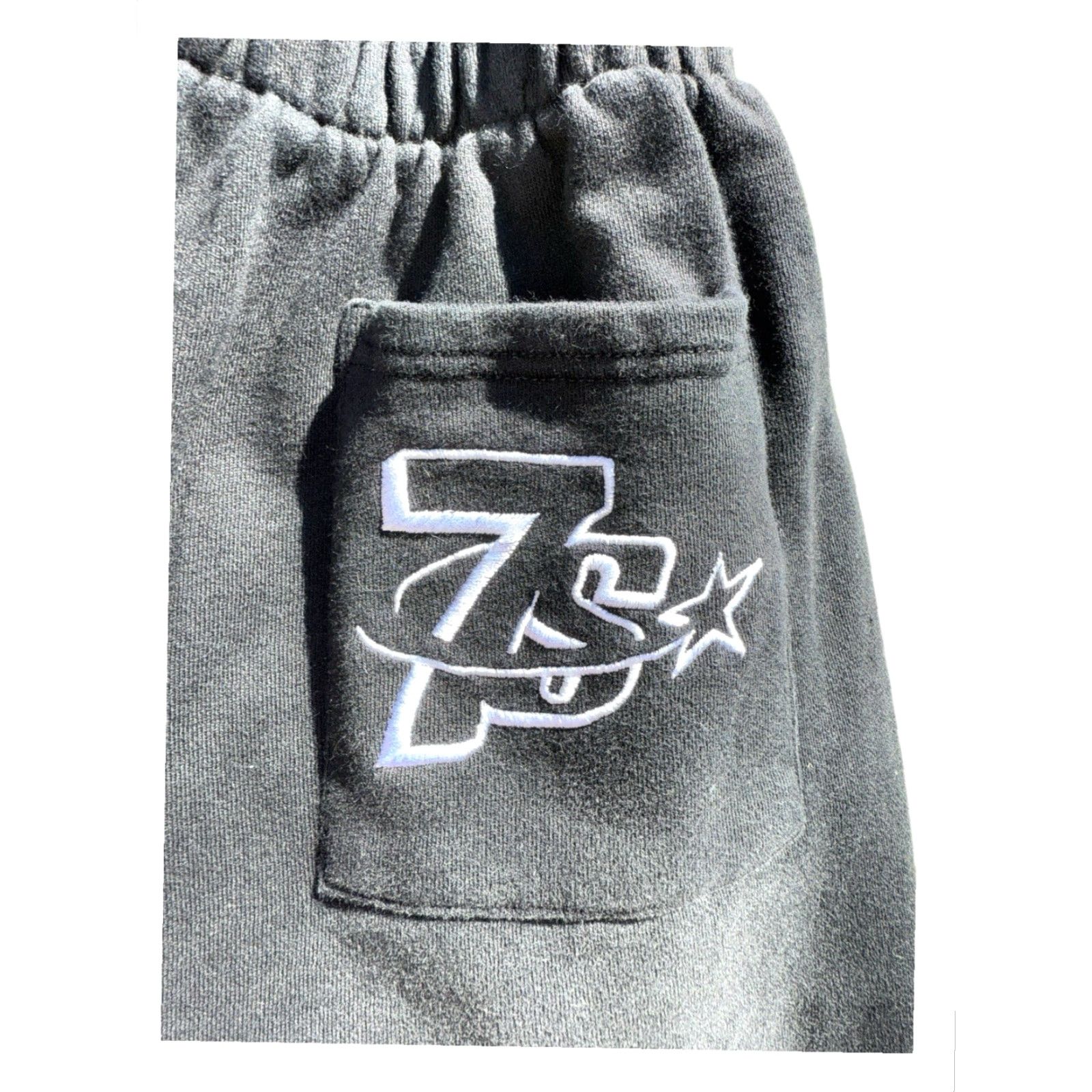 Vintage Triple Sevens x Booby Trap Shorts Black Size Medium Mens Athletic Activewear Regular M Size US 31 - 5 Thumbnail