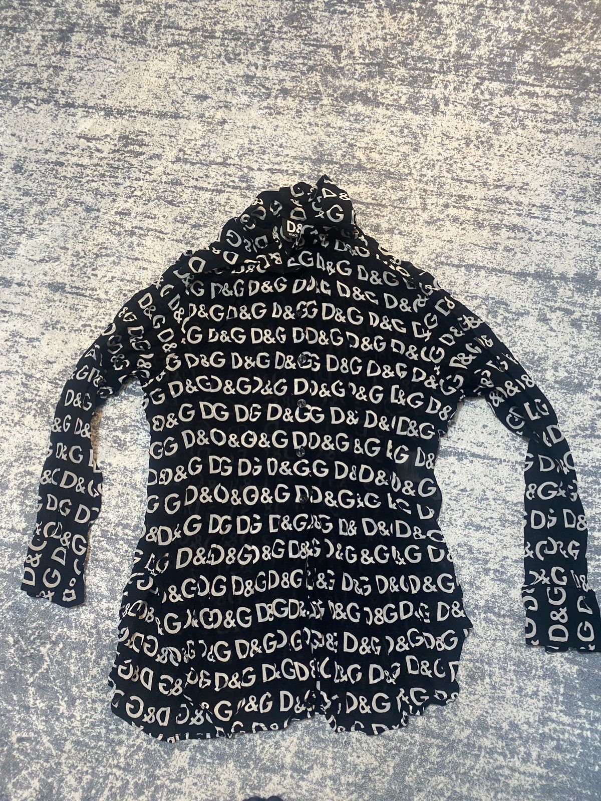 Dolce & Gabbana Dolce & gabbana luxury dg monogram ultra rare women shirt Size M / US 6-8 / IT 42-44 - 8 Thumbnail