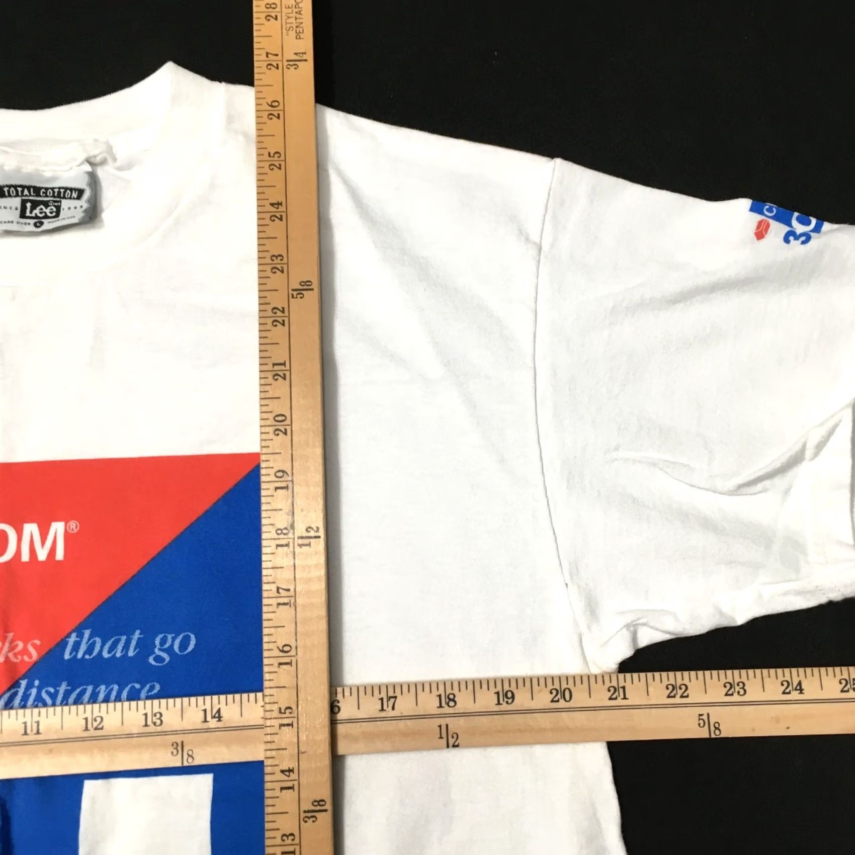 Lee VINTAGE Lee 3COM 3 Com CHIPCOM NETWORKS Computer Company Shirt Large White Mens Tech 90s USA Size US L / EU 52-54 / 3 - 4 Thumbnail
