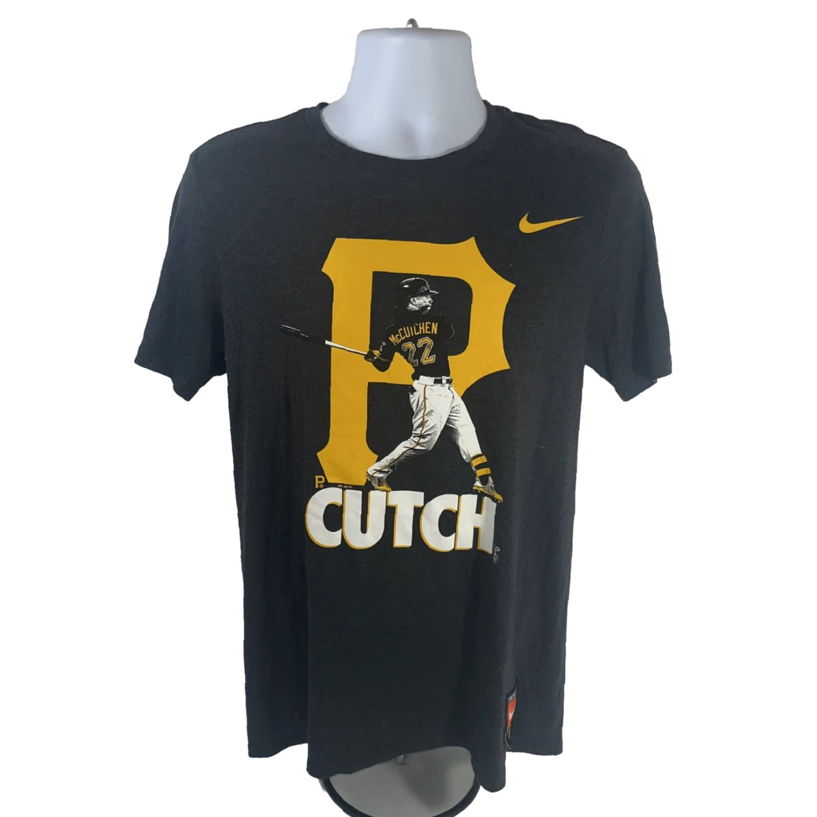 Nike Nike Pirates Shirt Men Medium Heather Black Cutch 2015 Logo Graphic Pirates 2015 Vintage No Size US M / EU 48-50 / 2 - 2 Thumbnail