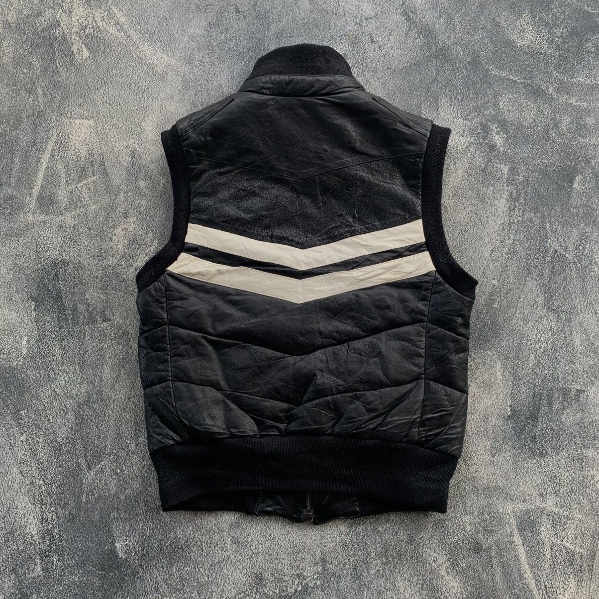 Japanese Brand × Le Grande Bleu (L.G.B.) × Roen Roen Leather Vest Thinsulate Insulation Size US S / EU 44-46 / 1 - 17 Thumbnail