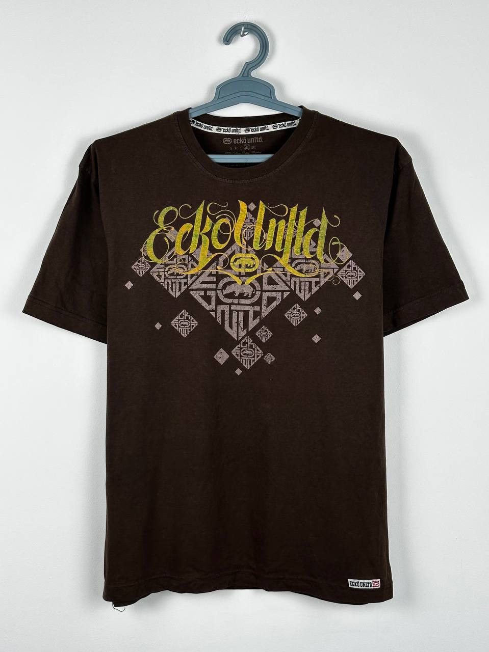 Ecko Unltd. Vintage Ecko Y2K Brown T Shirt Size US XL / EU 56 / 4 - 2 Thumbnail