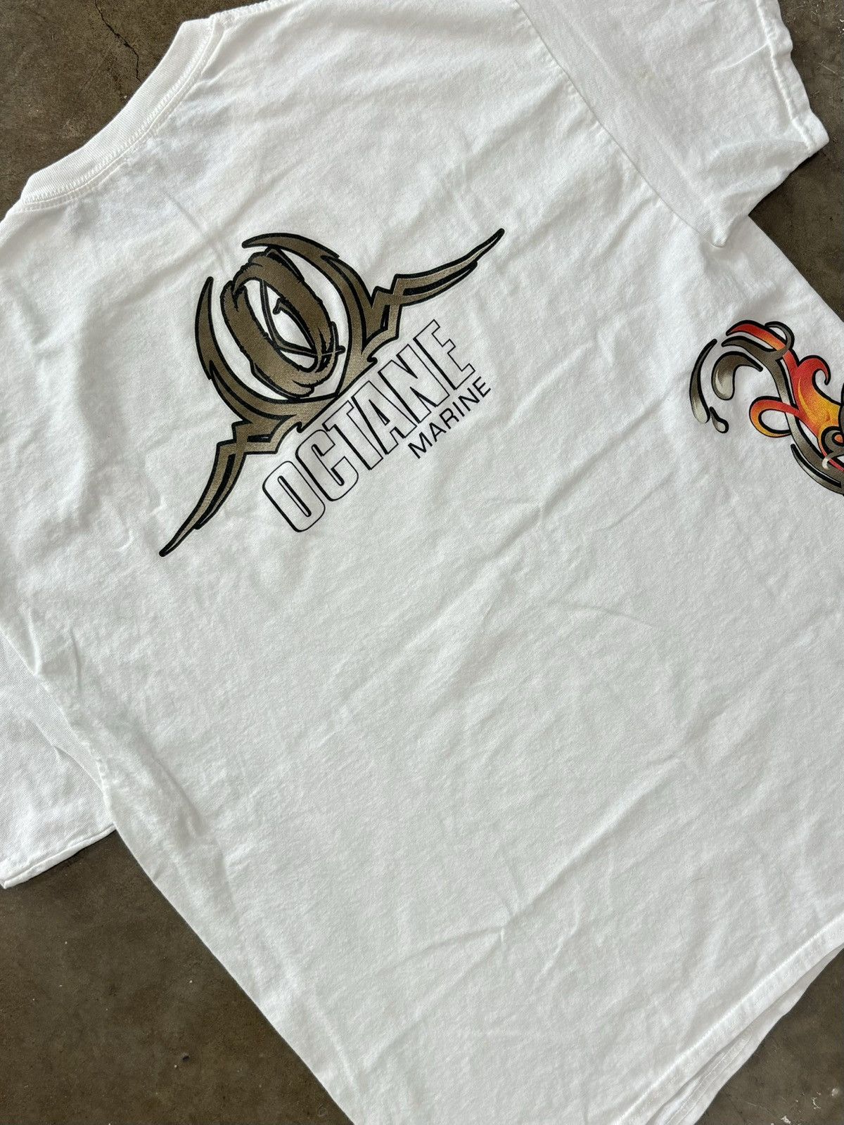Vintage Vintage Octane Marine Wrapped Skull Graphic Size US XL / EU 56 / 4 - 4 Thumbnail