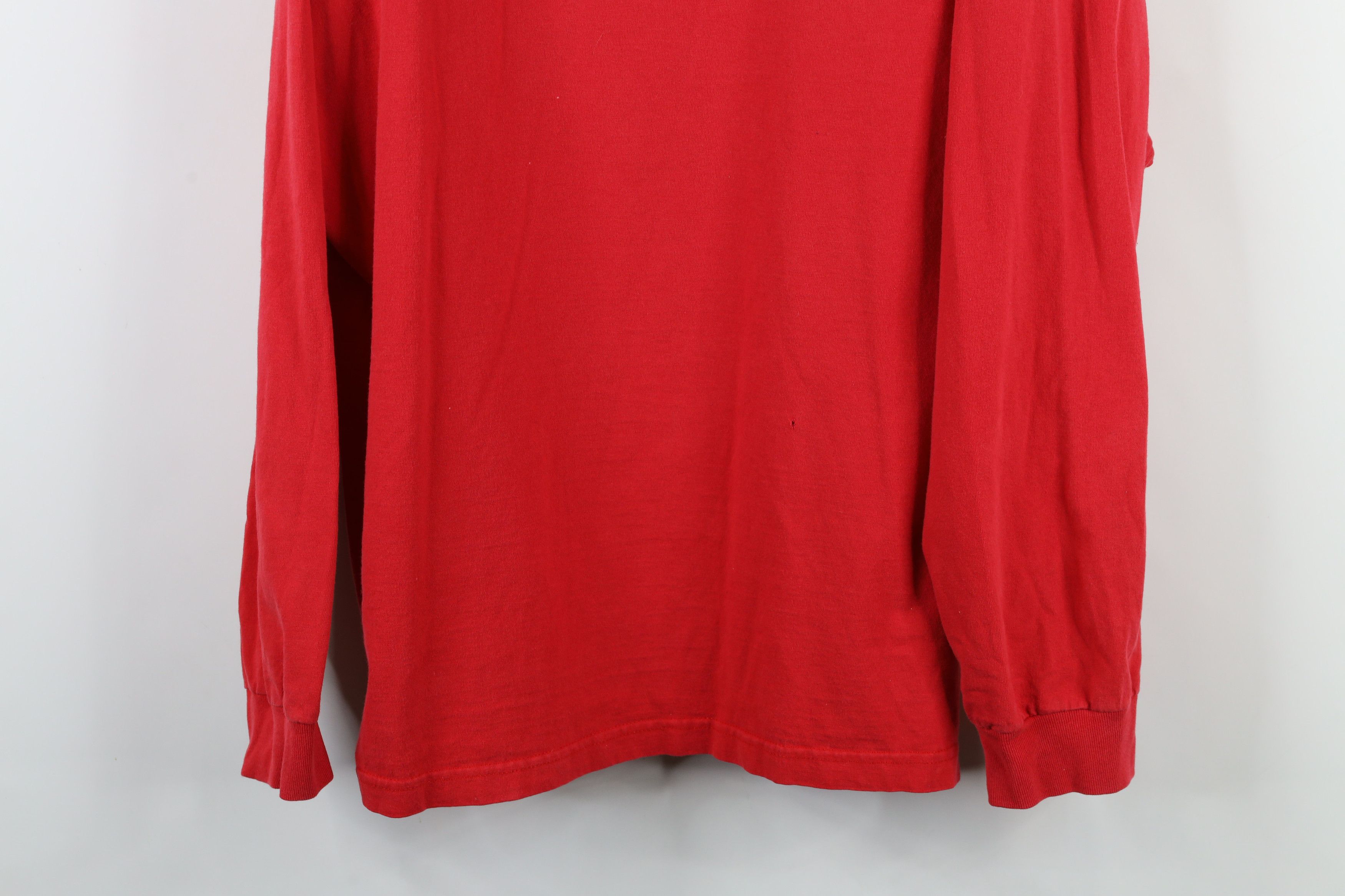 Nike × Vintage Vintage Nike Swoosh Ohio State University Long Sleeve Shirt Size US XL / EU 56 / 4 - 3 Thumbnail