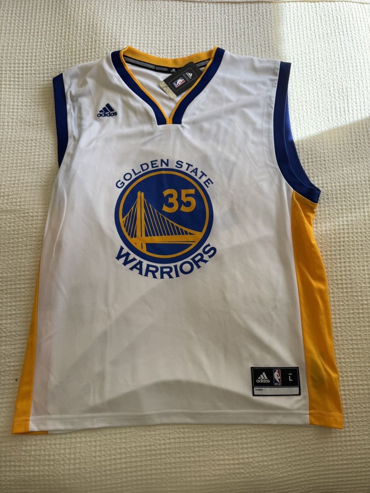 Adidas × NBA Kevin Durant Warriors jersey - w/tags still on Size US L / EU 52-54 / 3 - 3 Thumbnail