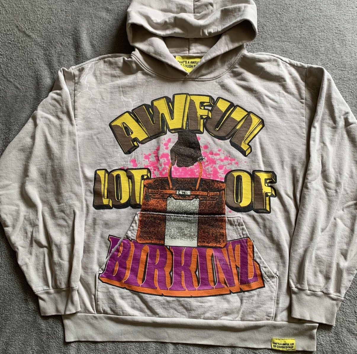 Other That's a awful lot of cough syrup x Quavo collab hoodie Size US L / EU 52-54 / 3 - 1 Thumbnail