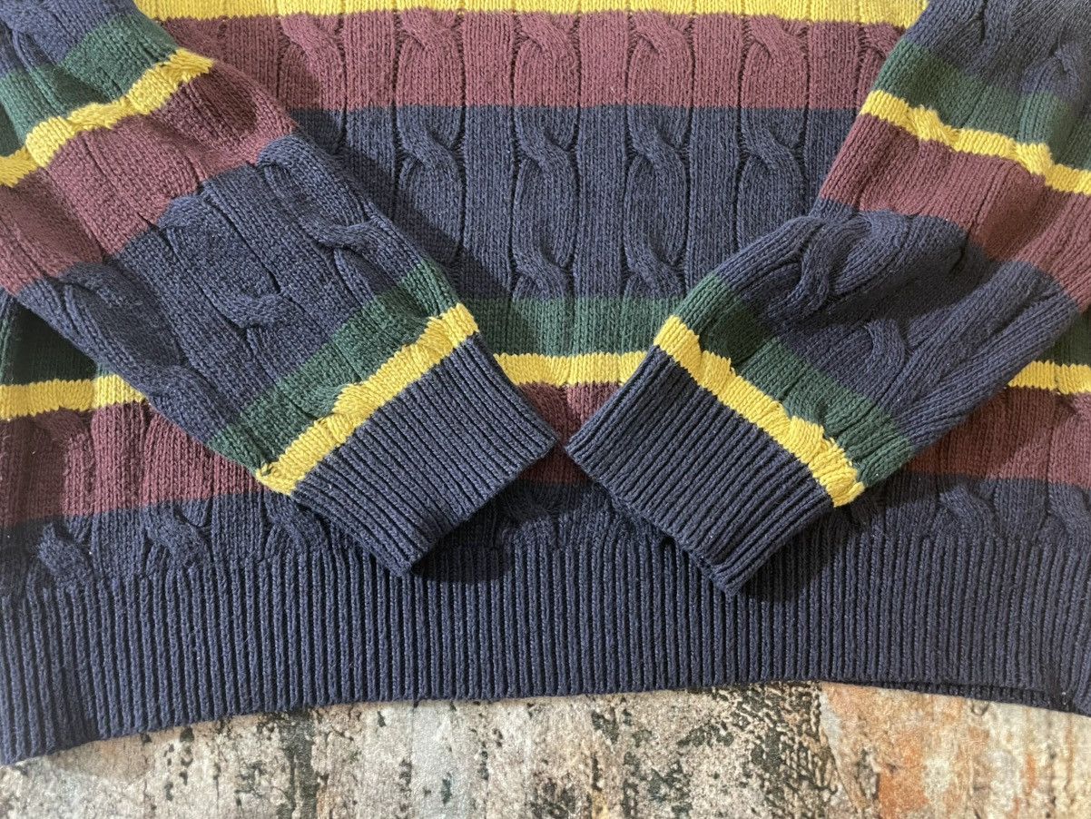 Polo Ralph Lauren POLO RALPH LAUREN Bear Rugby Letterman Hoodie Sweater Men's Size US XL / EU 56 / 4 - 4 Thumbnail