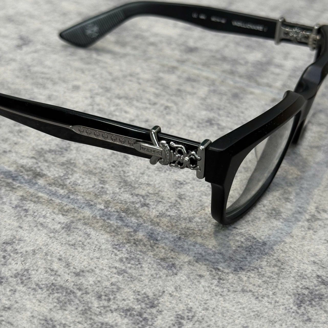 Chrome Hearts Chrome Hearts VAGILLIONAIRE I MATTE BLACK Size ONE SIZE - 3 Thumbnail