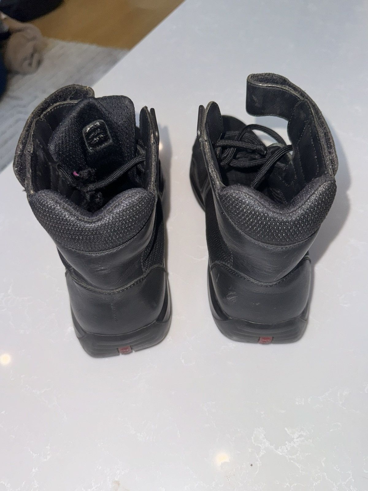 Prada prada americas cup sneakers black high us 11 Size US 11 / EU 44 - 5 Thumbnail