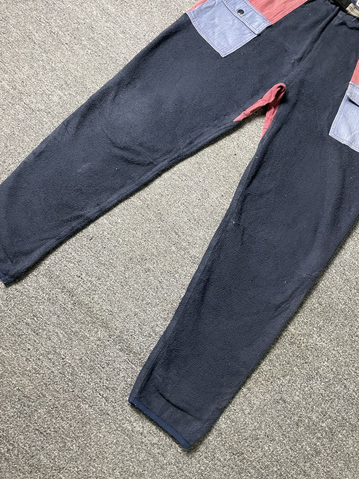 Japanese Brand × Vintage × go slow caravan GO SLOW CARAVAN Brand Fleece Pants (134) Size US 30 / EU 46 - 3 Thumbnail