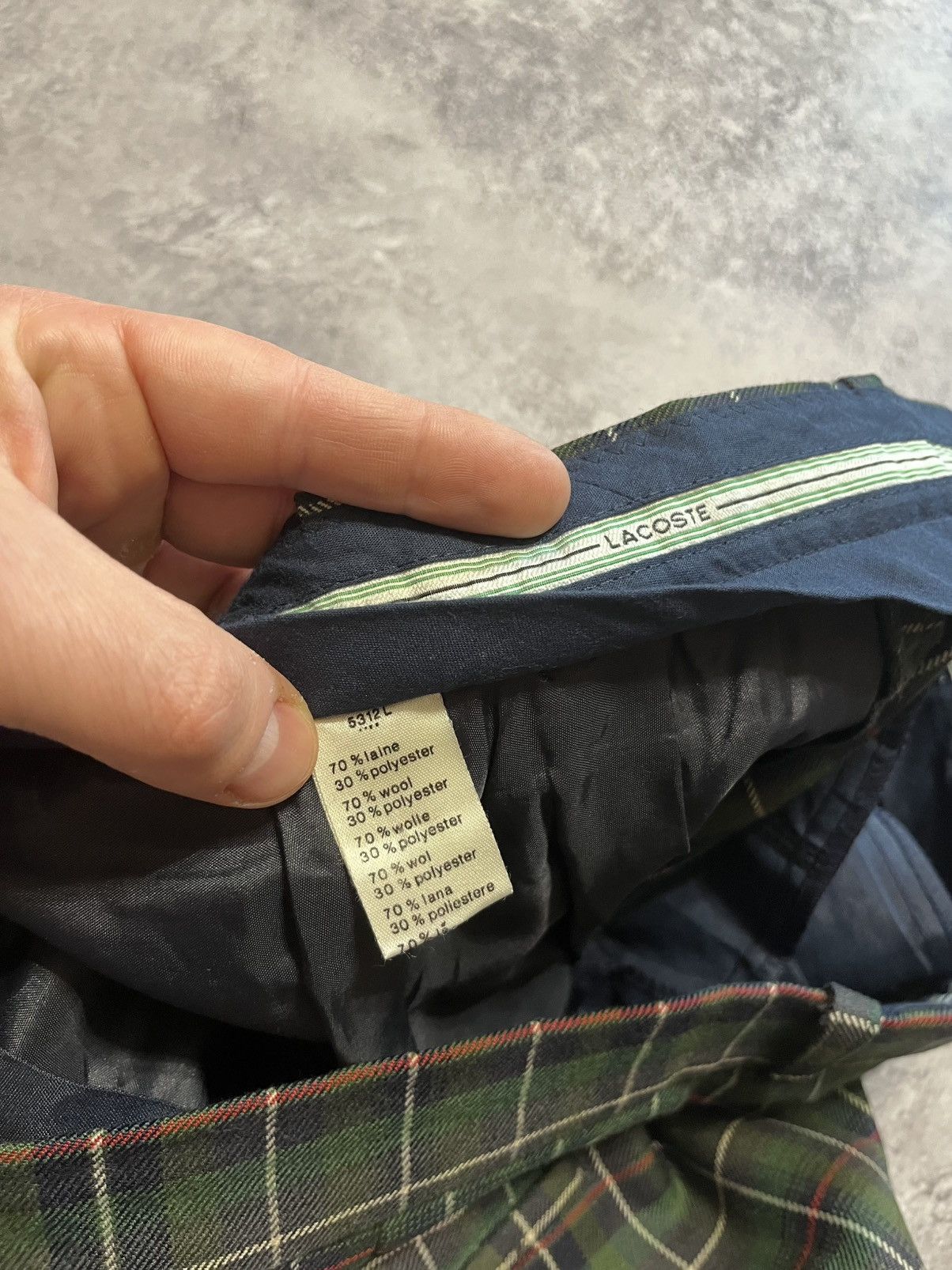 Lacoste Lacoste Chemise wool pants Size US 36 / EU 52 - 6 Thumbnail