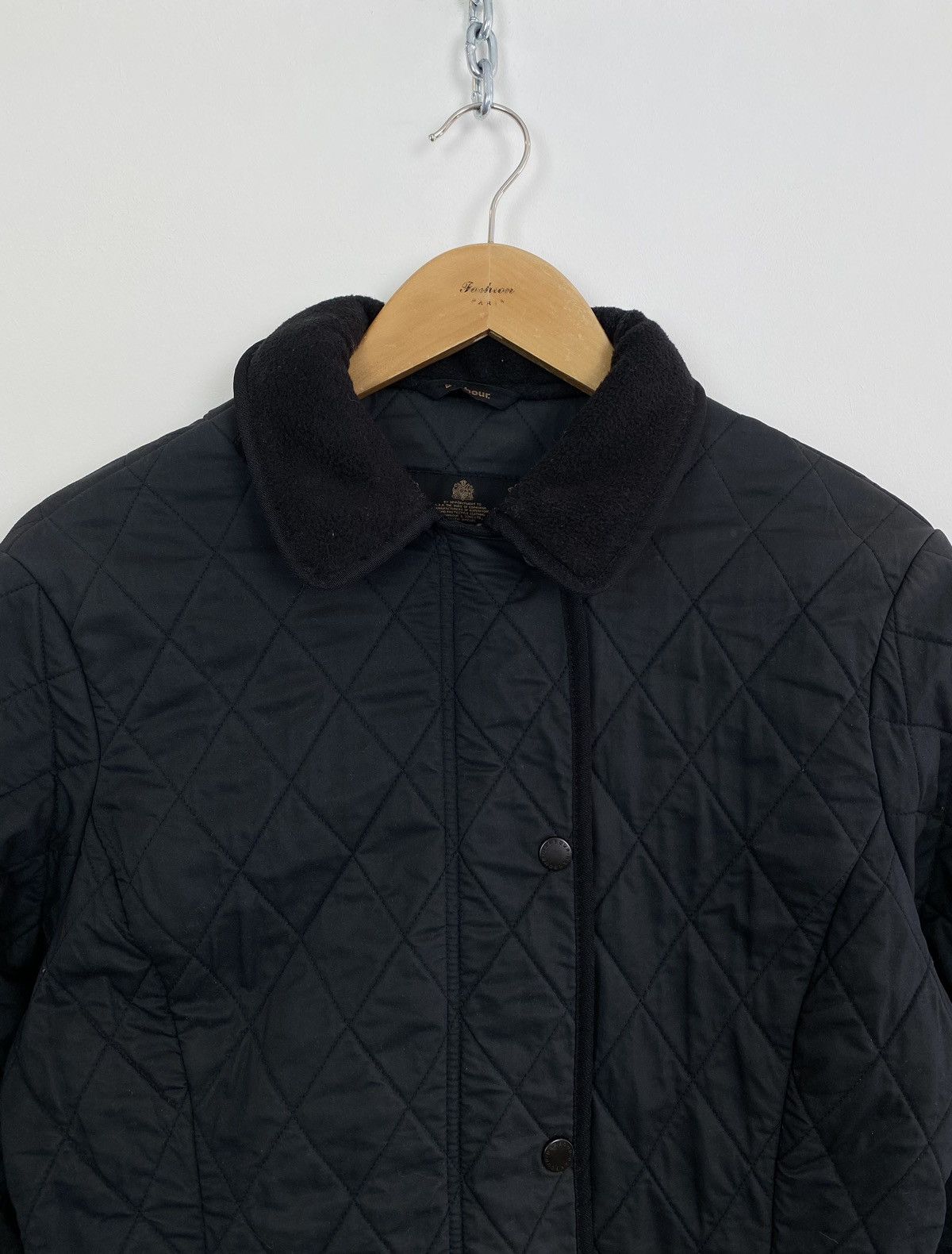 Designer Barbour Soft Duracotton Polarquilt Jacket Padded Size UK12 Size M / US 6-8 / IT 42-44 - 2 Thumbnail