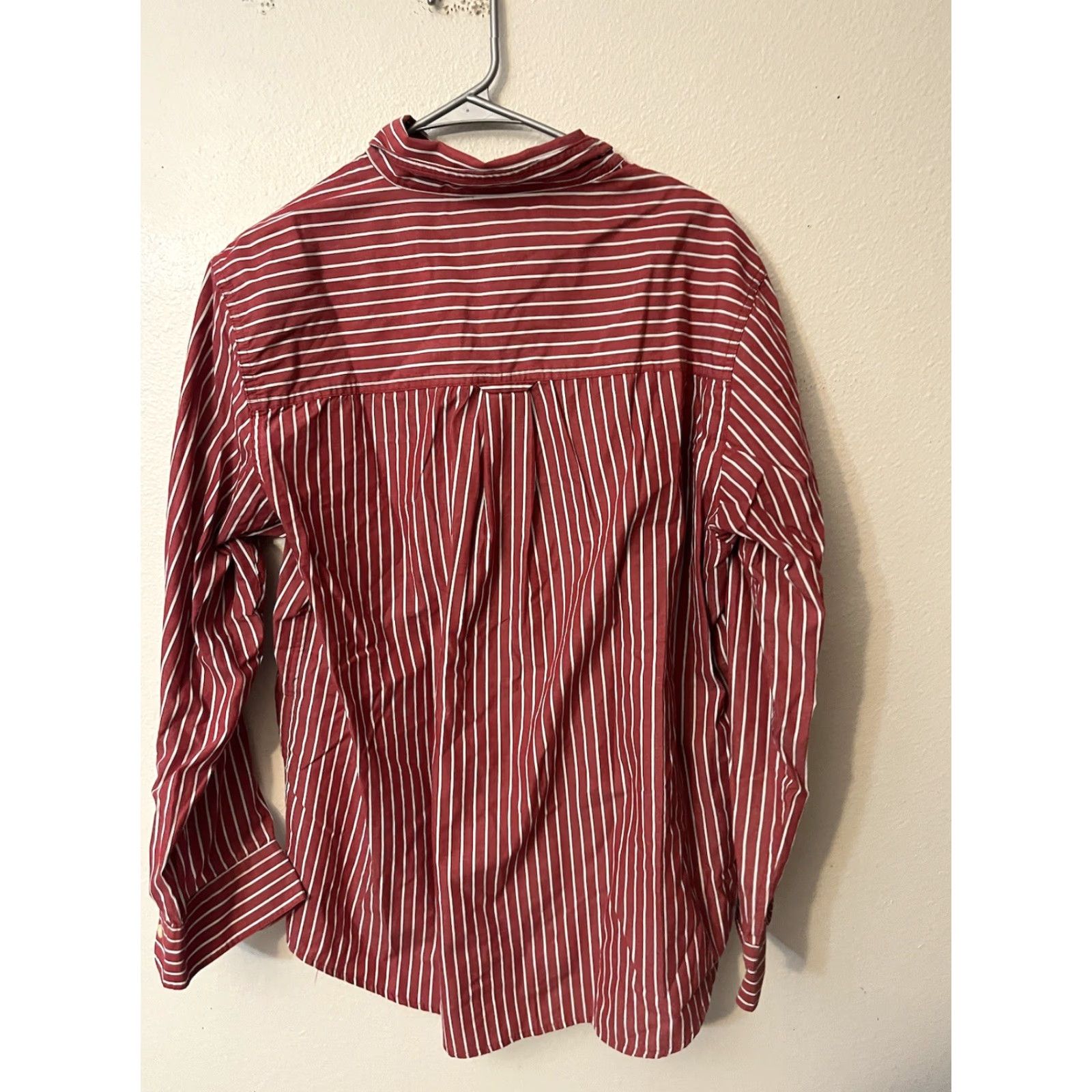 Chaps Chaps Button-Up Shirt Men L Red Striped Easy Care Long Sleeve Button-Down Collared Family? (Oops) Size US L / EU 52-54 / 3 - 2 Thumbnail