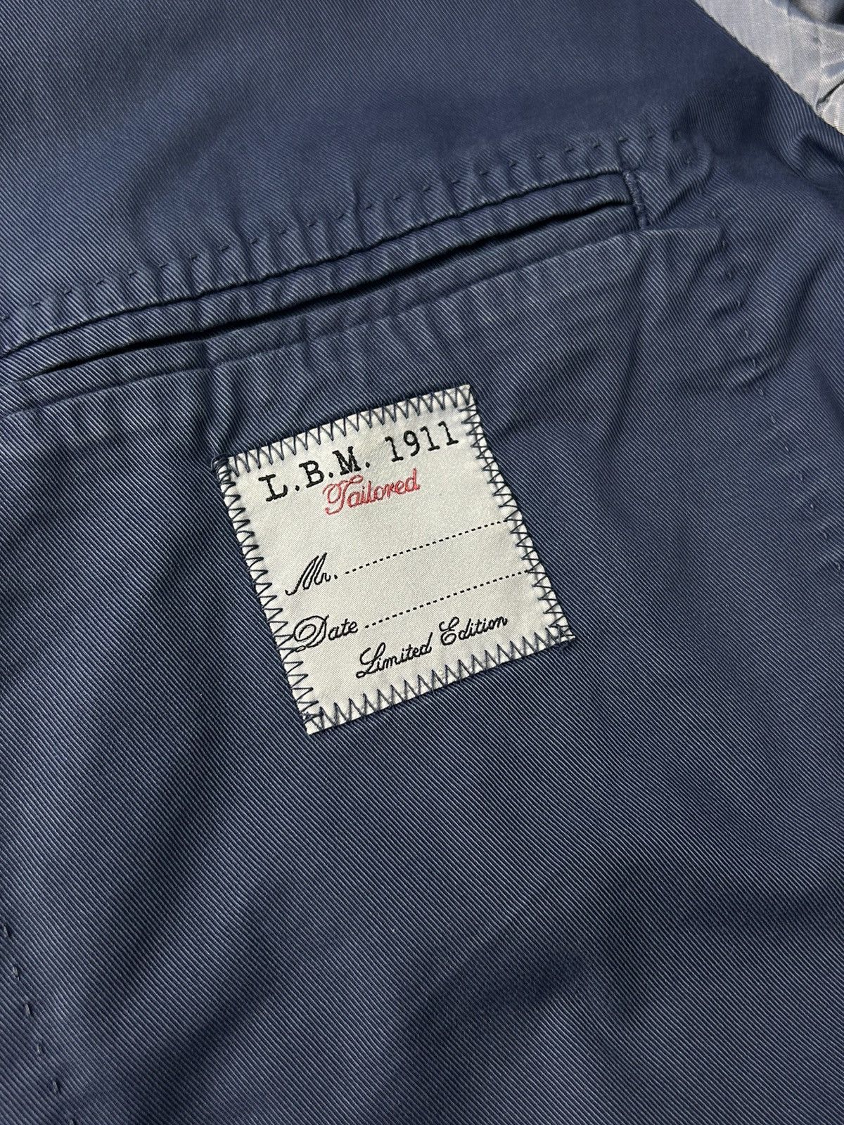L.B.M. 1911 L.B.M. 1911 Tailored Blue Blazer 52R Italy Mens Cotton Size 52R - 10 Thumbnail