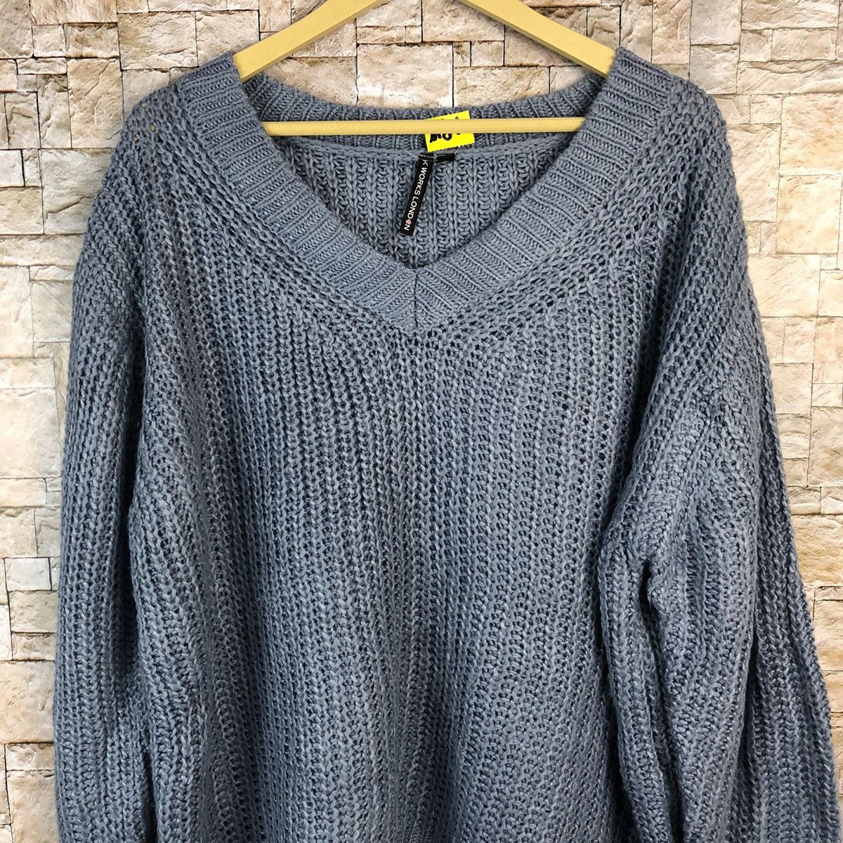 Japanese Brand Hk Works London Blue Knitwear #A818 Size US L / EU 52-54 / 3 - 5 Thumbnail