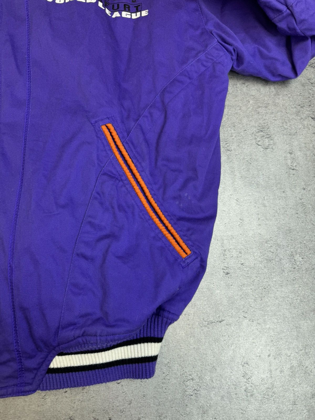 Adidas 1992 Frankfurt Galaxy World League Bomber Jacket Adidas nfl Size US L / EU 52-54 / 3 - 9 Thumbnail