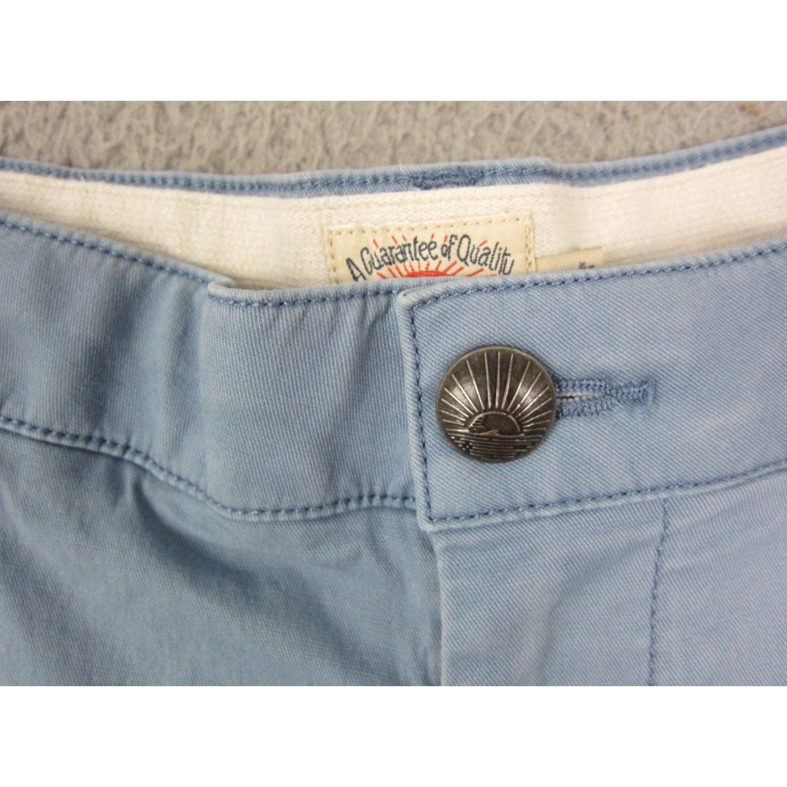 Faherty Faherty Shorts Adult 35 Blue Canvas Performance Chino Mens/Men Outdoor Size US 35 - 3 Thumbnail